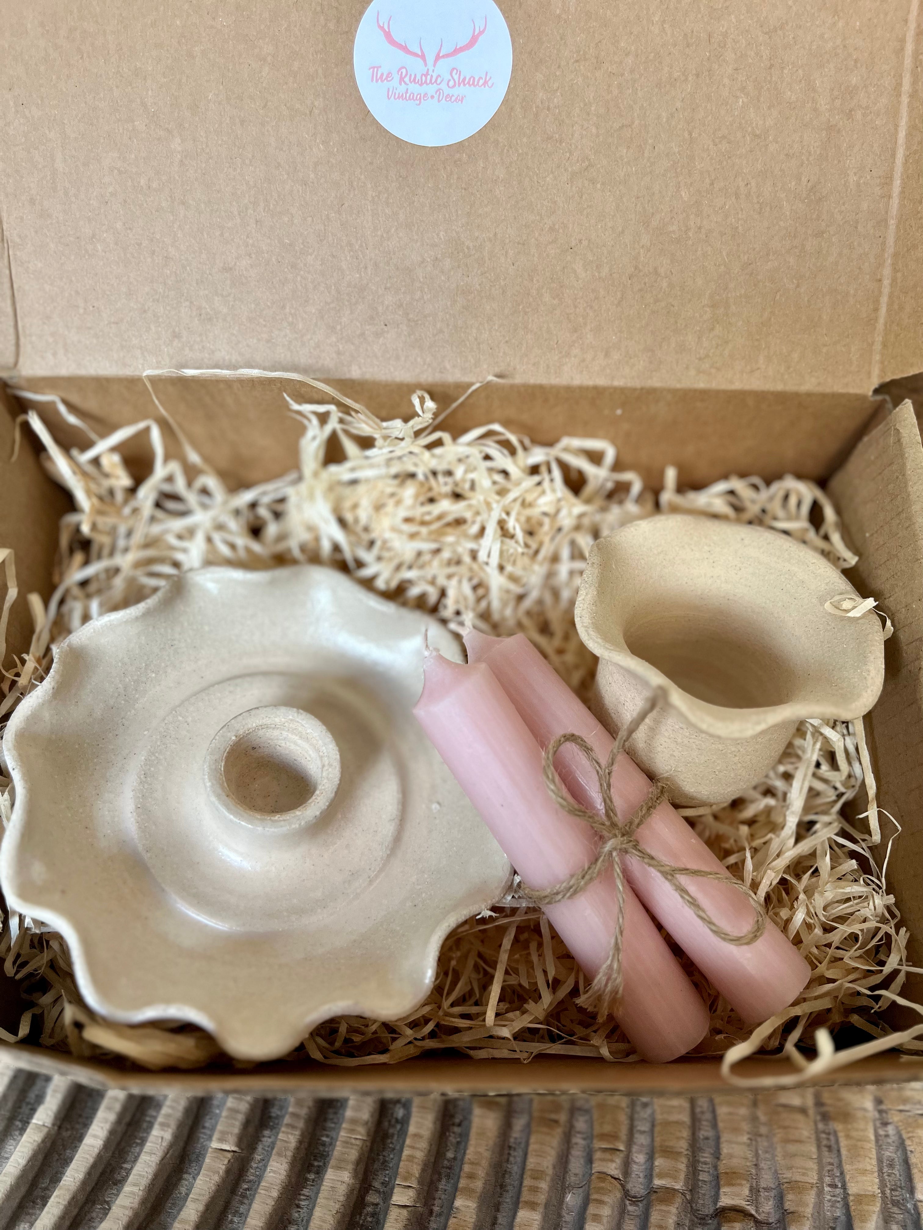 Artisan pottery gift box
