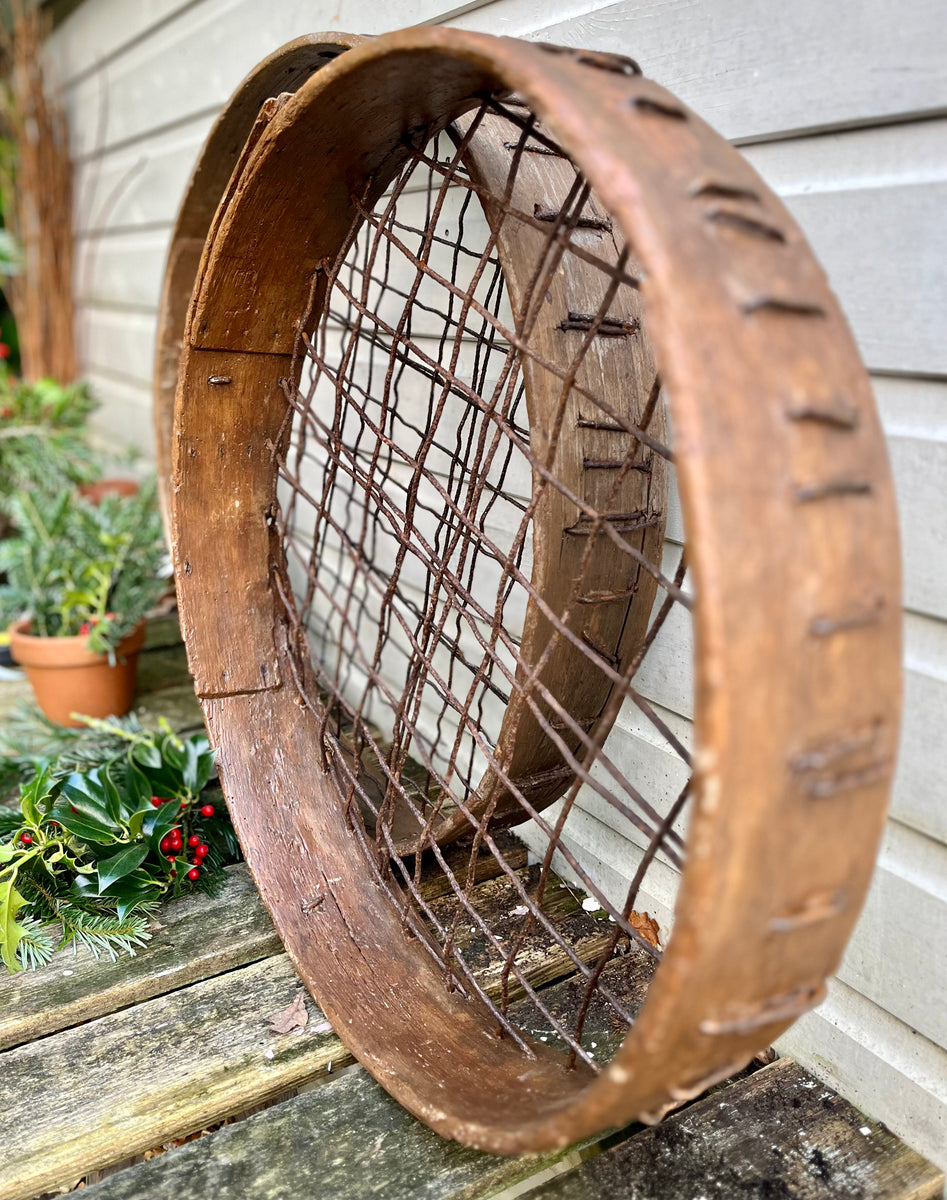 Vintage potato Riddle The Rustic Shack