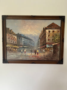 French town scene