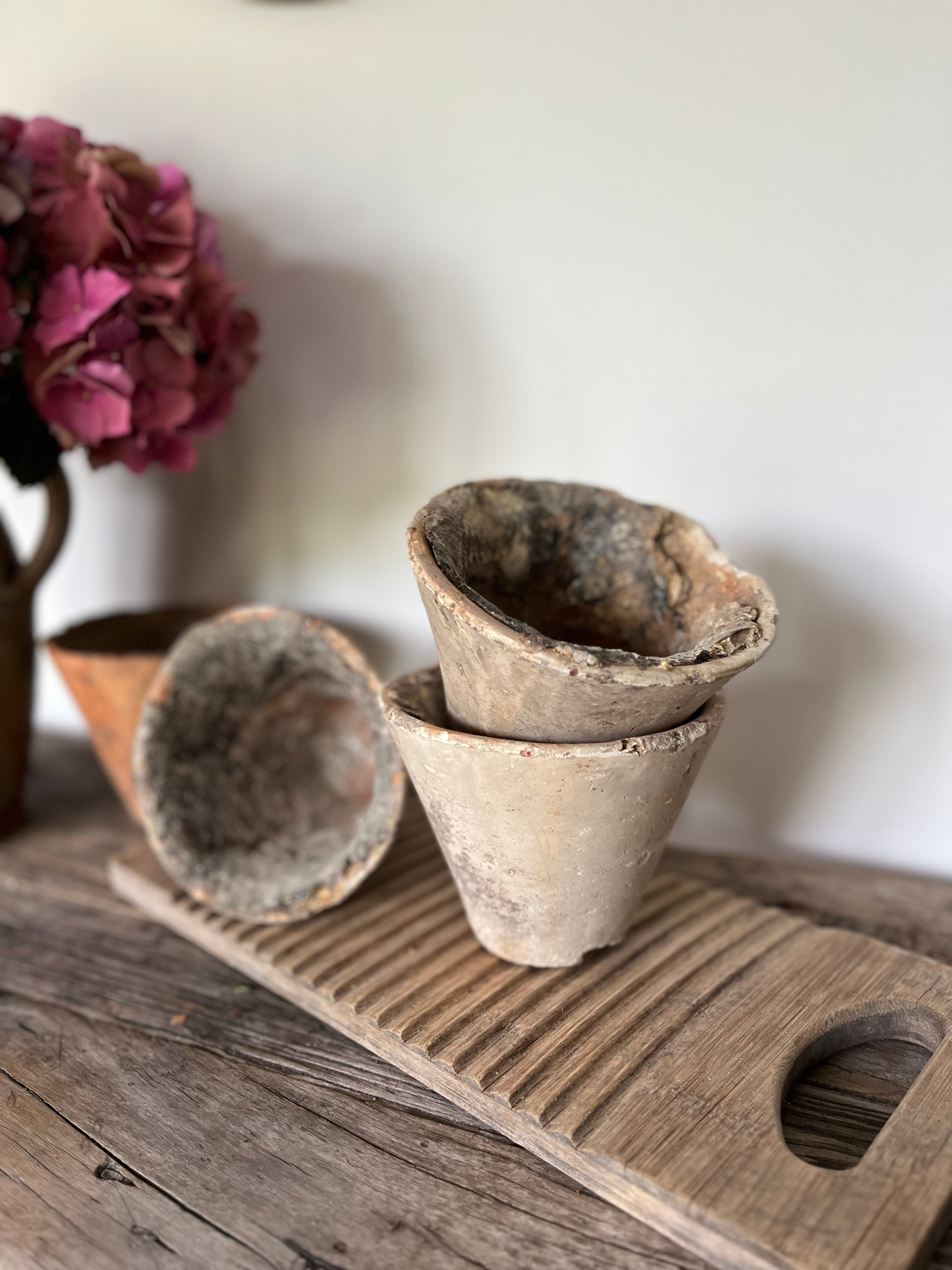 Antique Resin pots