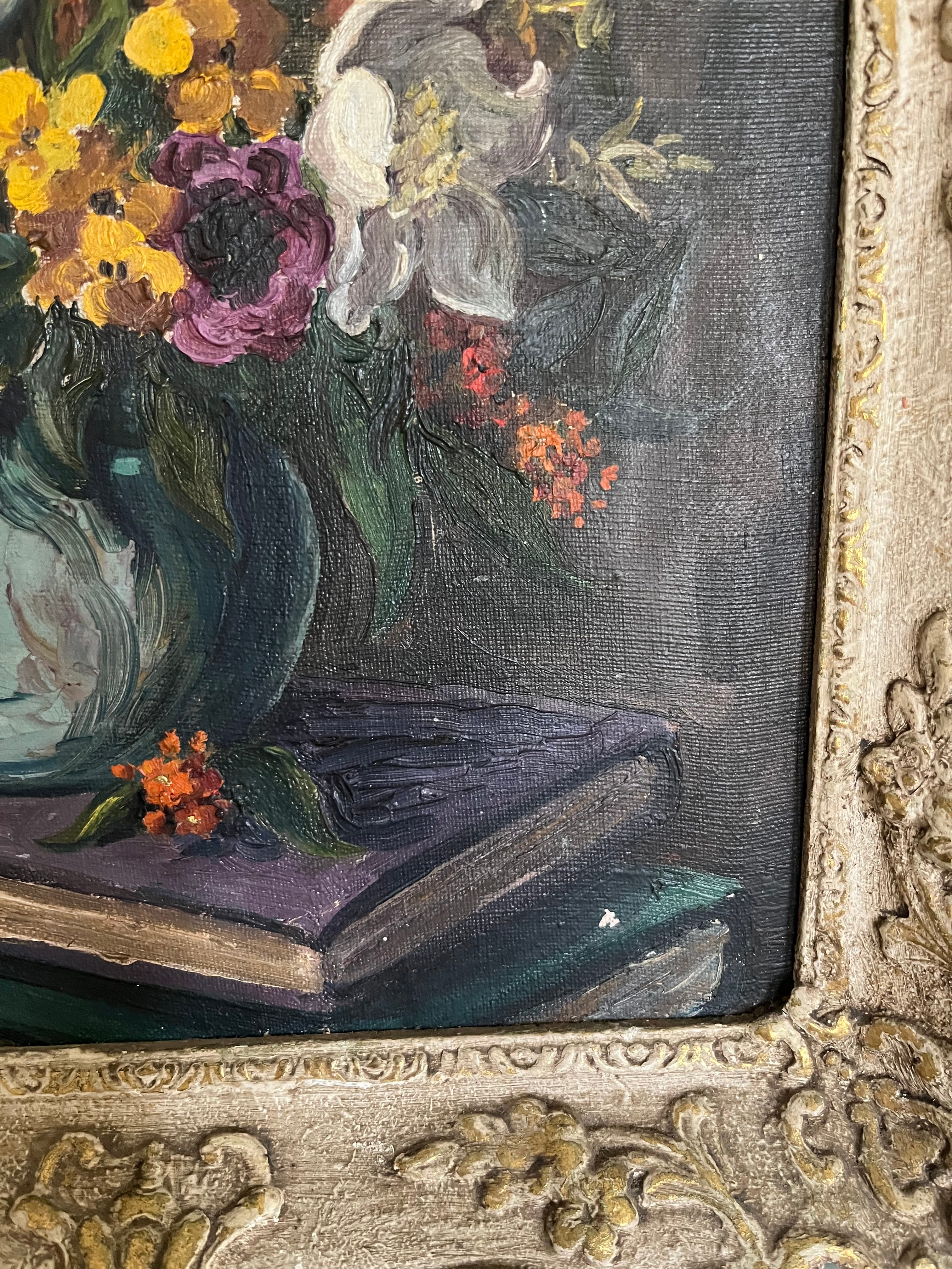 Floral oil on canvas