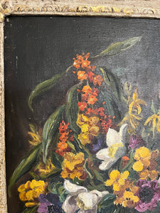 Floral oil on canvas