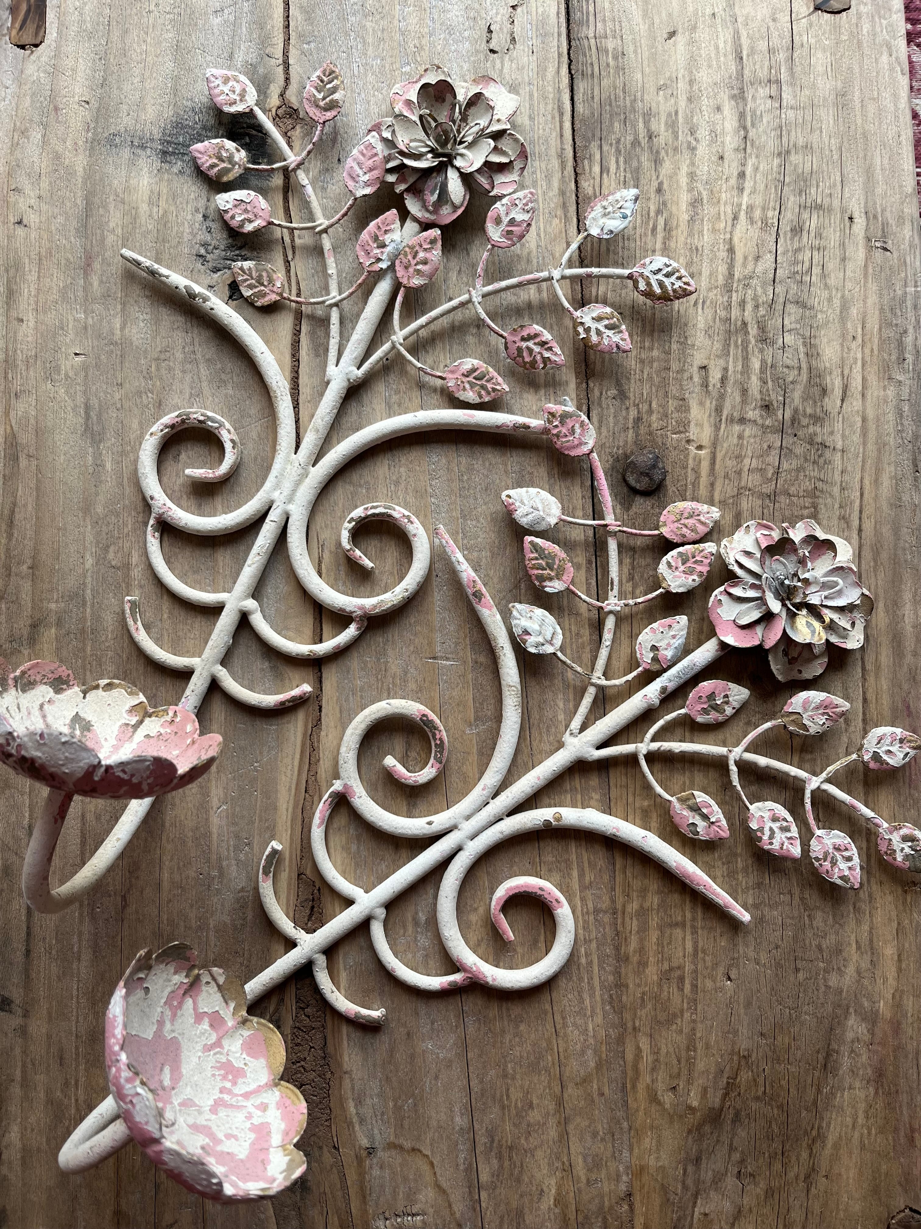 Vintage candle sconces