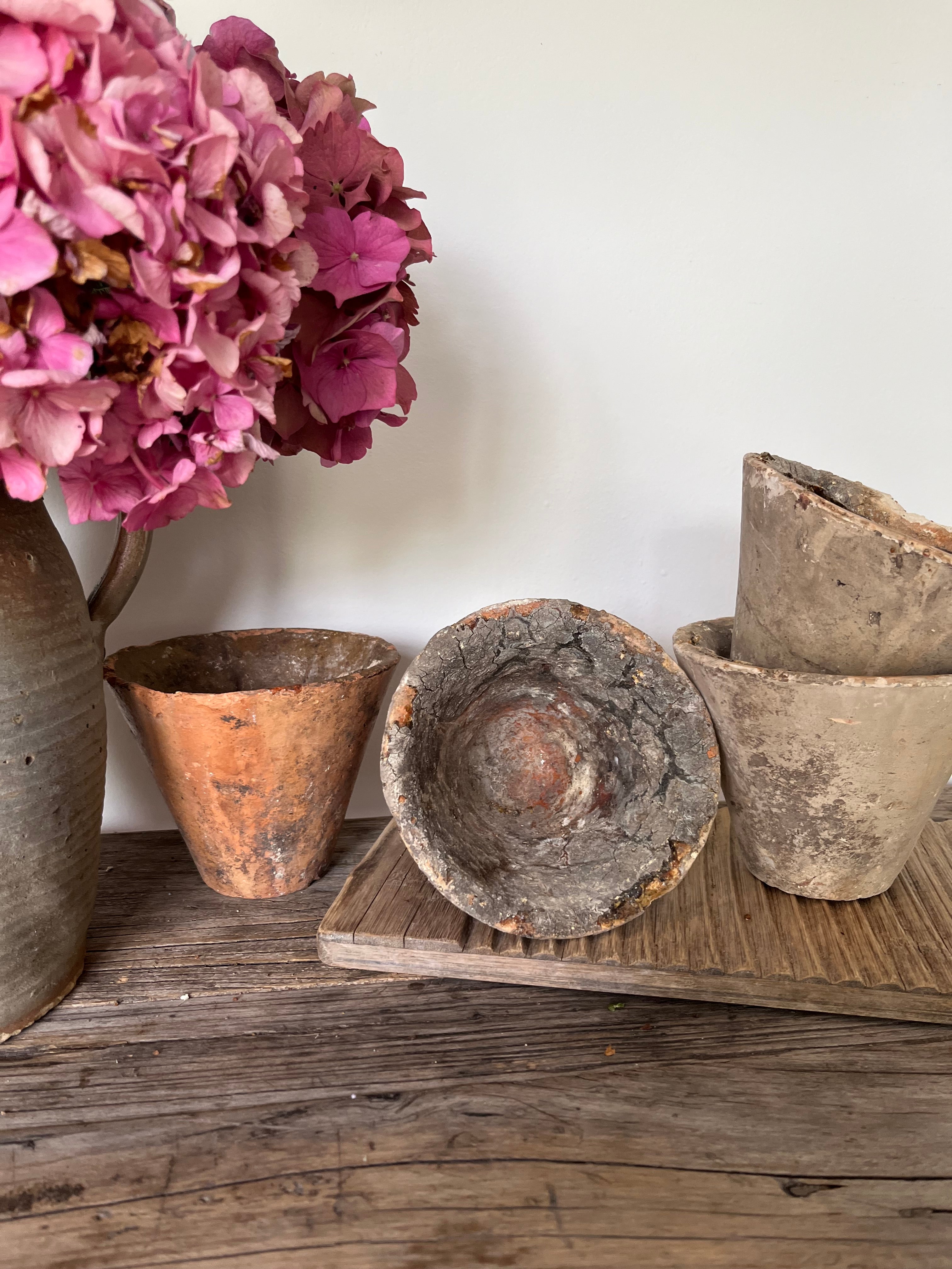 Antique Resin pots