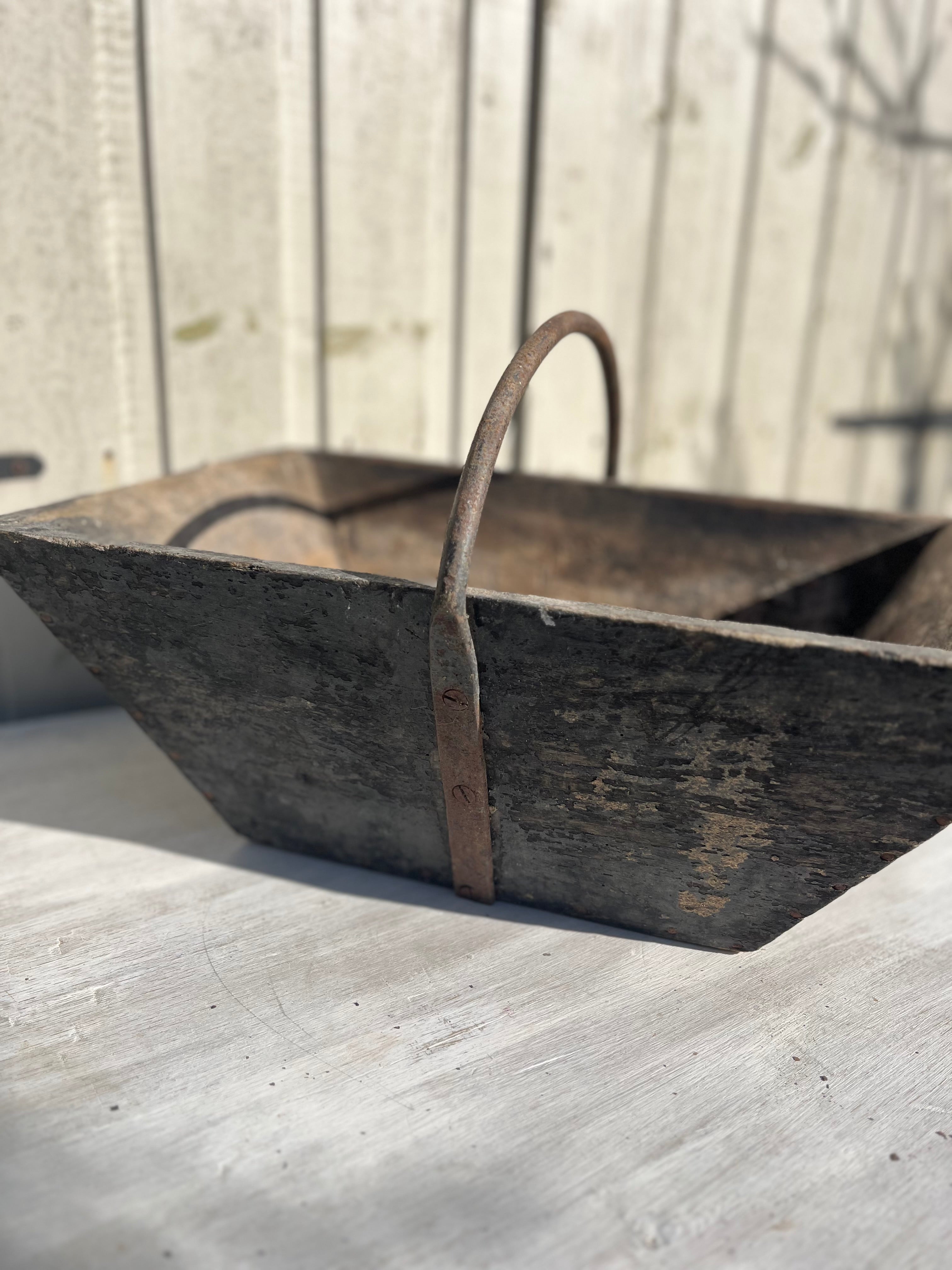 French rustic trug