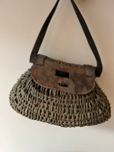Antique fishing basket