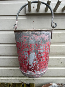 Antique fire buckets