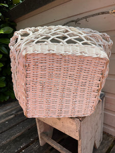 White decorative basket