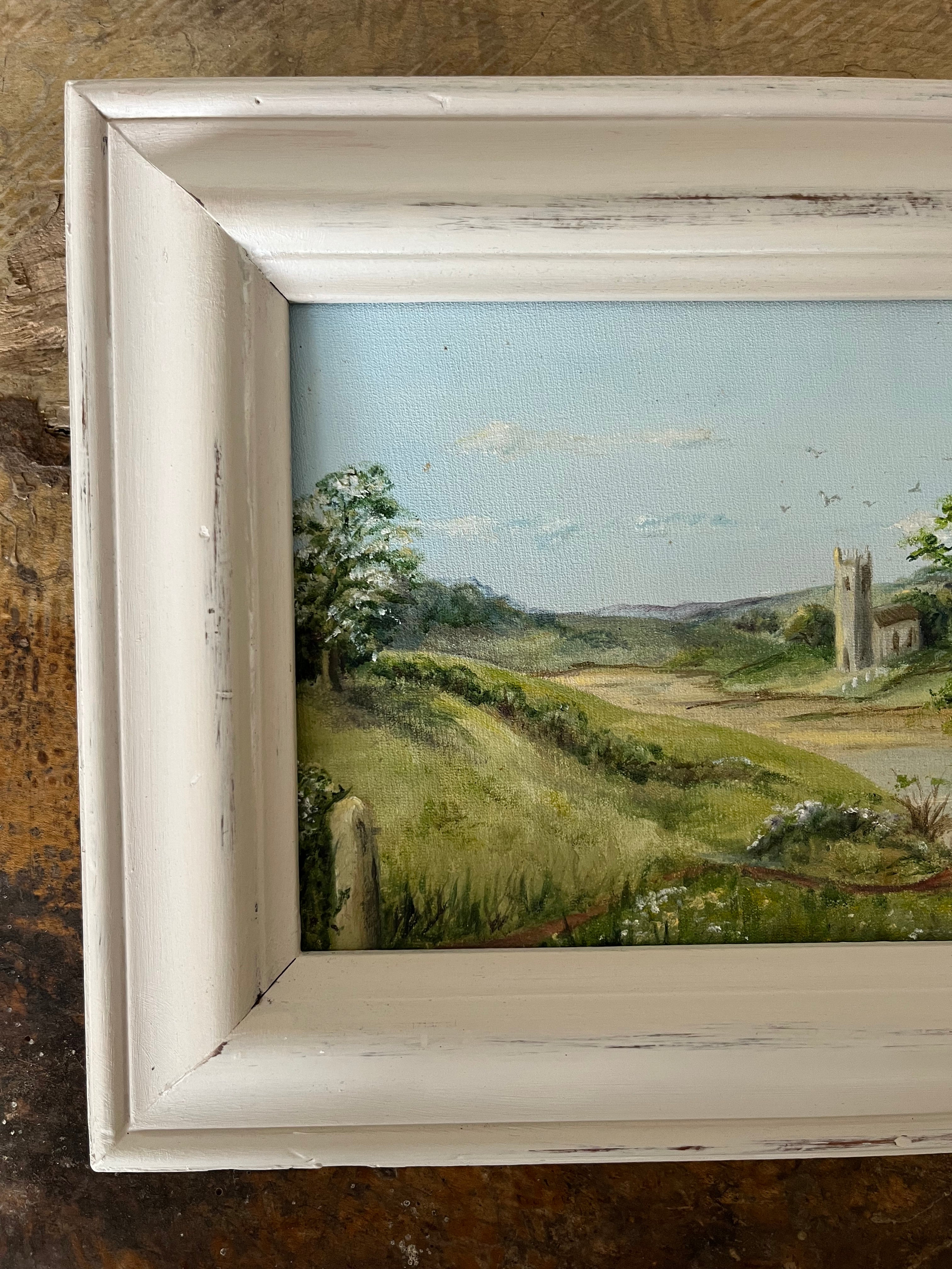 Framed watercolour