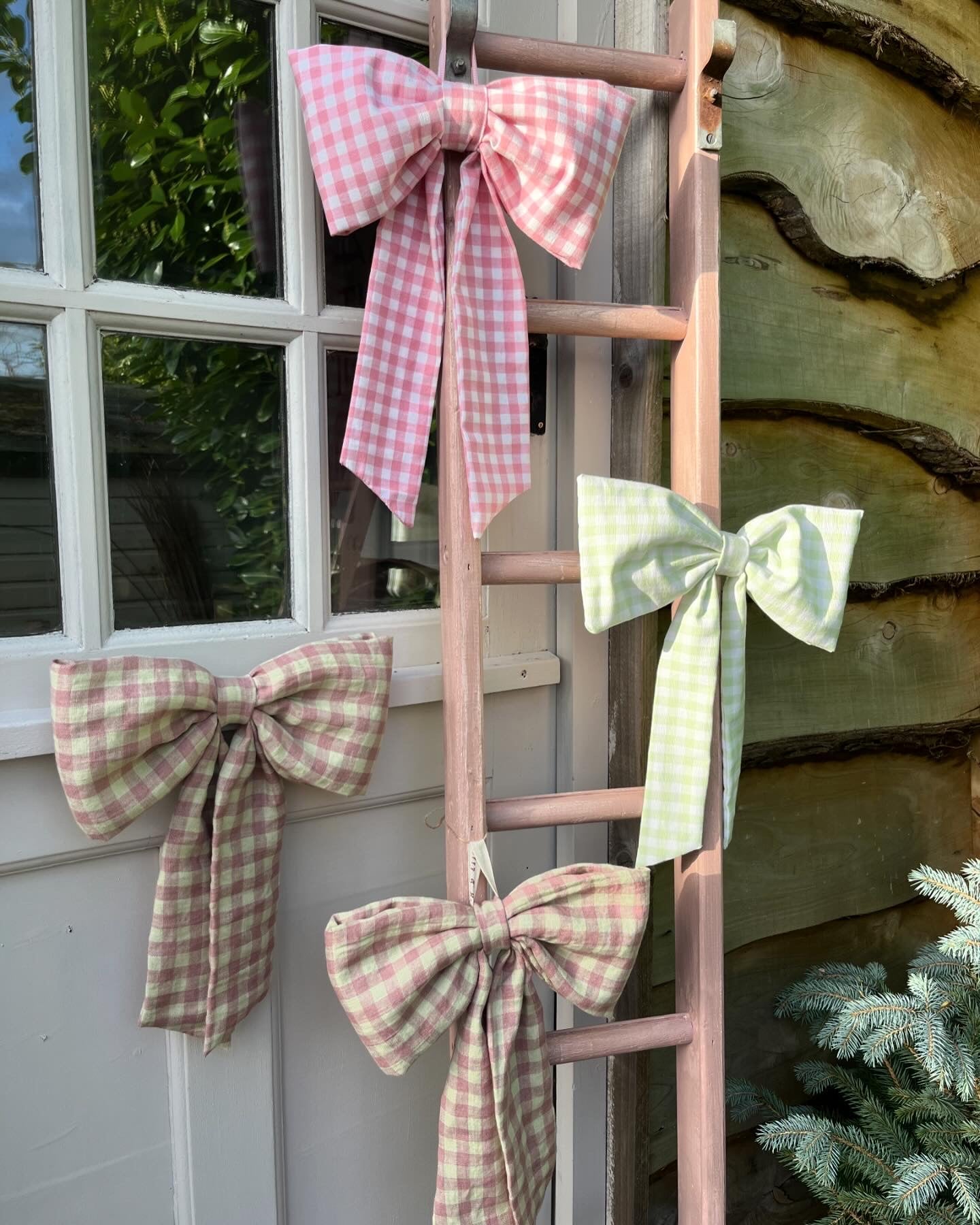 Gingham Bows