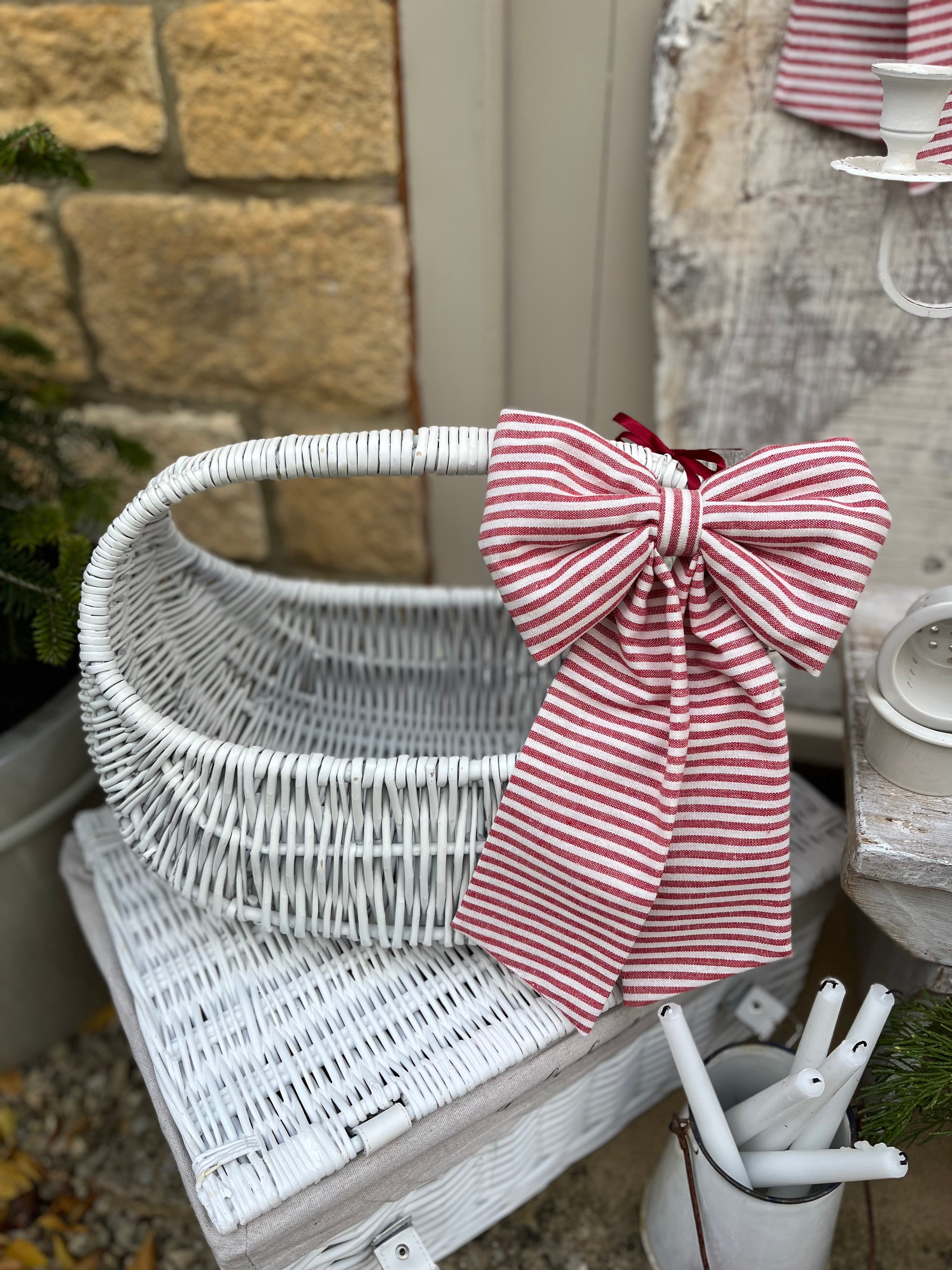 Candy stripe Bow