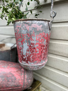 Antique fire buckets