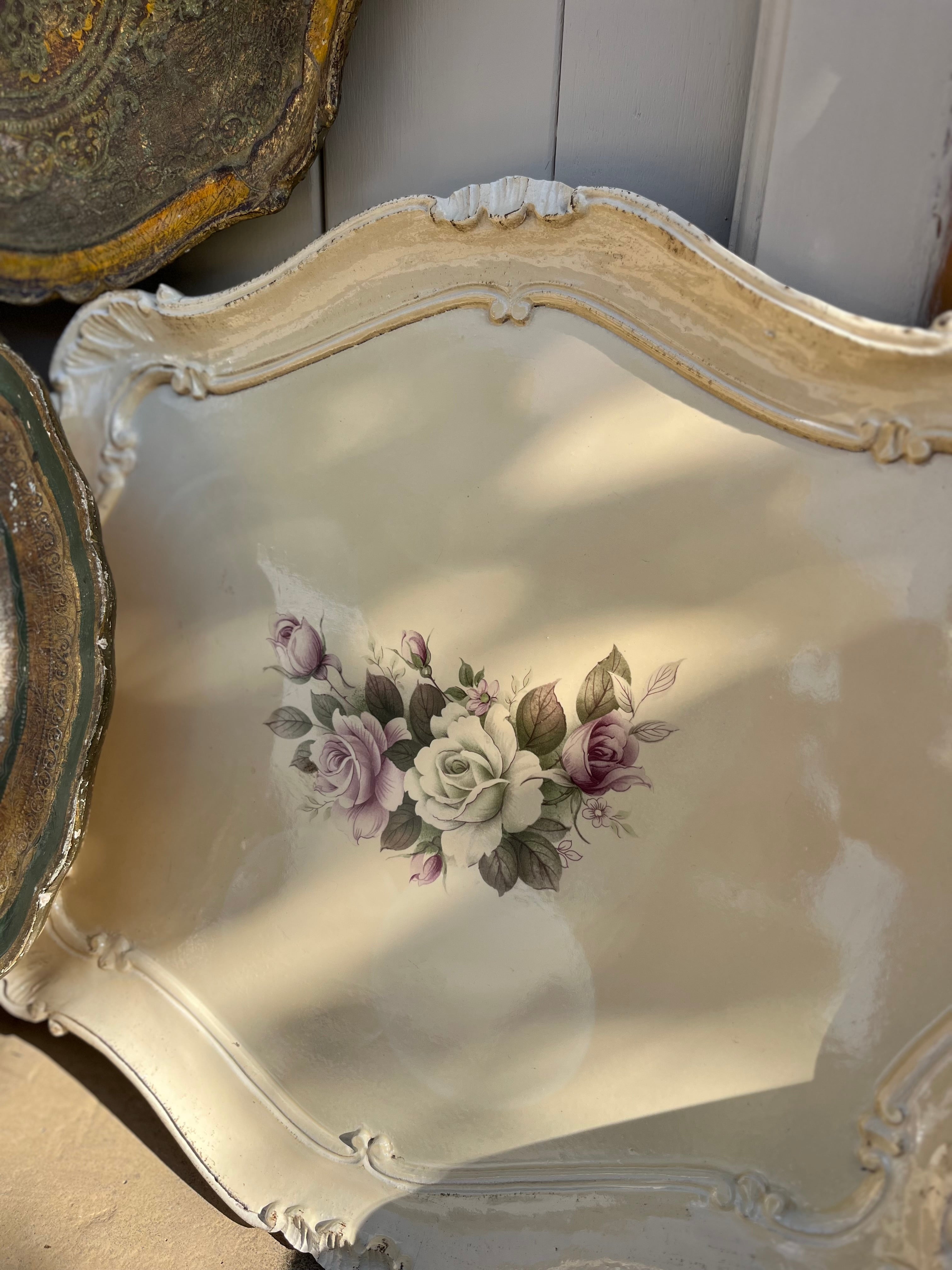 Vintage lacquered tray