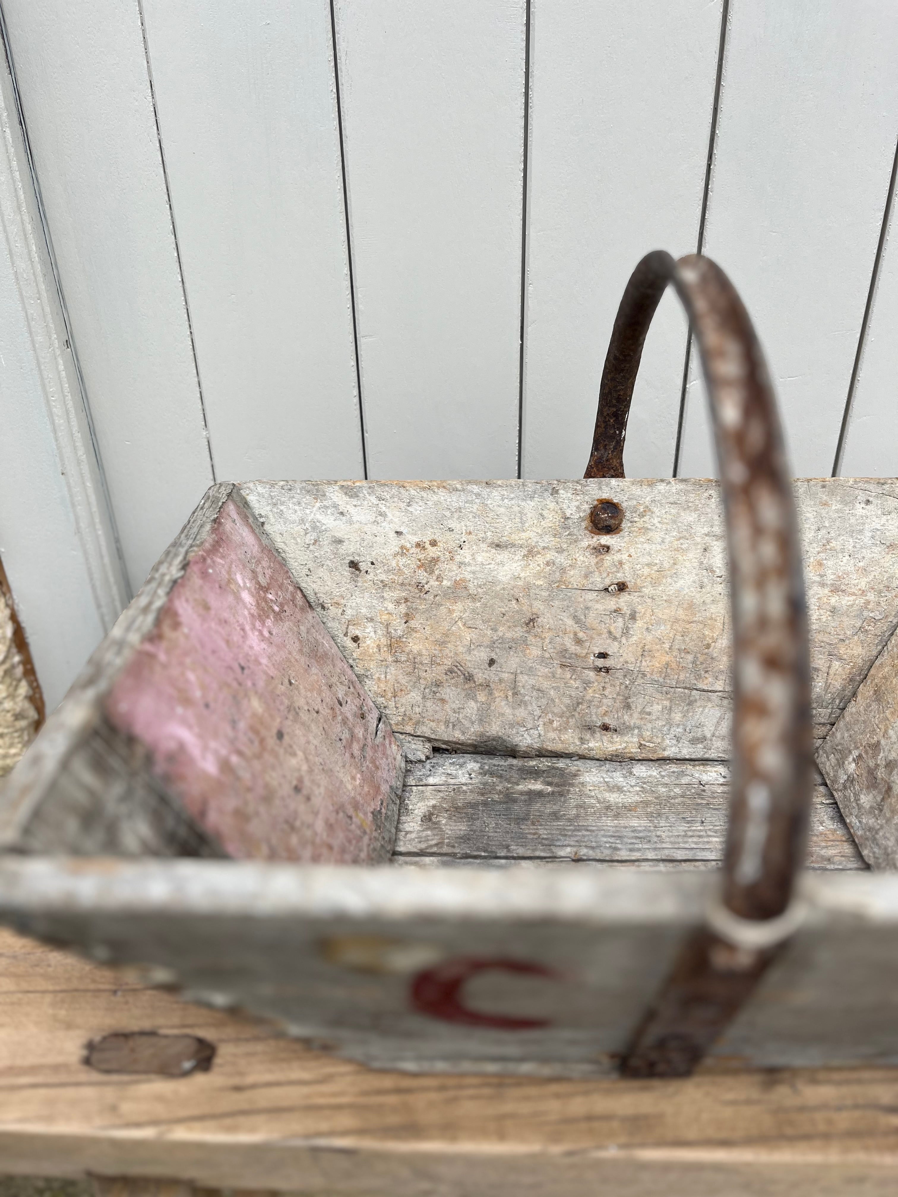 French wooden Trug