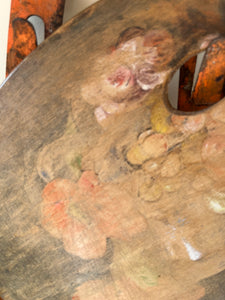 Painted artist palette