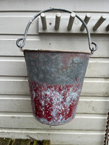 Antique fire buckets