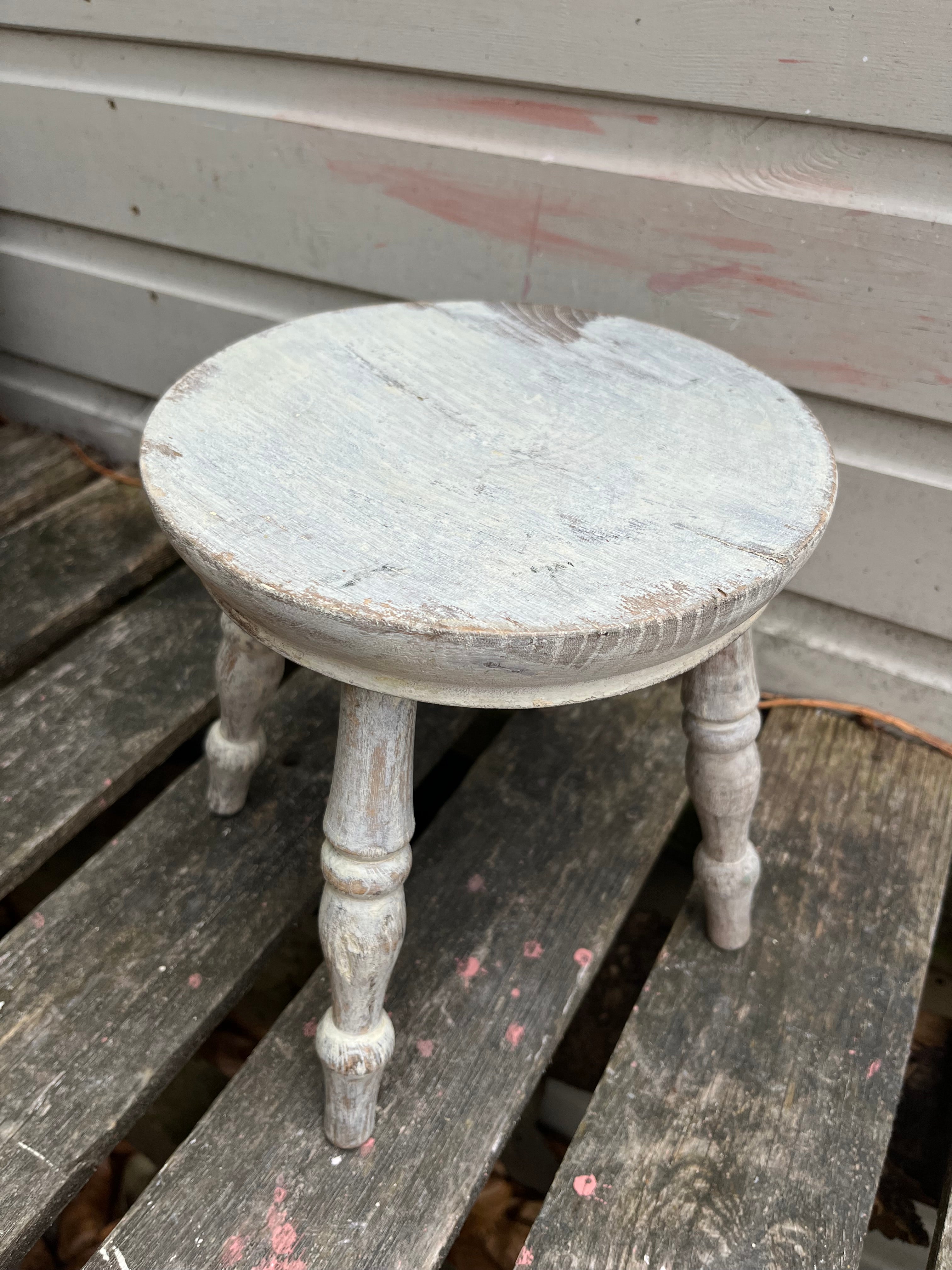 Little white stool