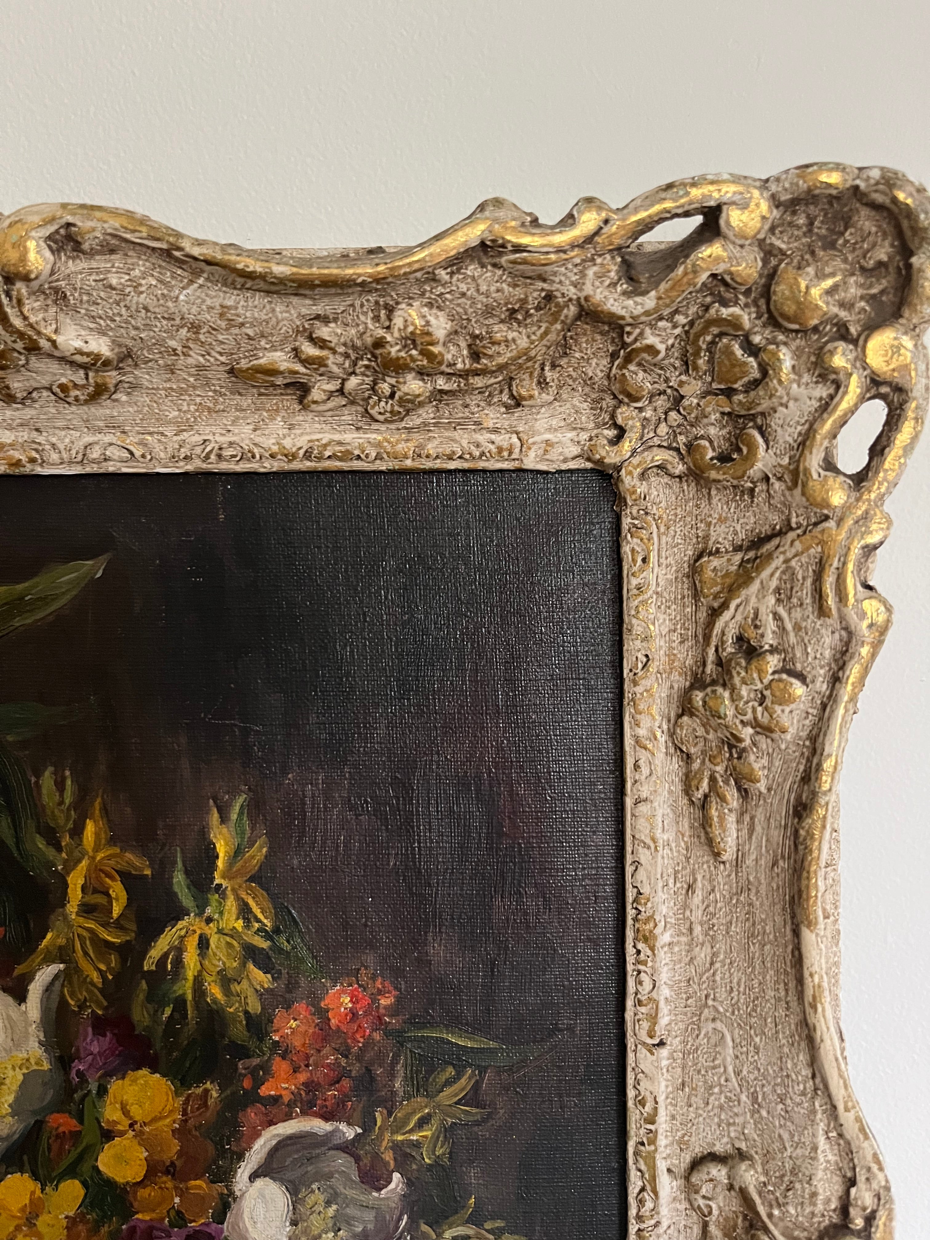 Floral oil on canvas
