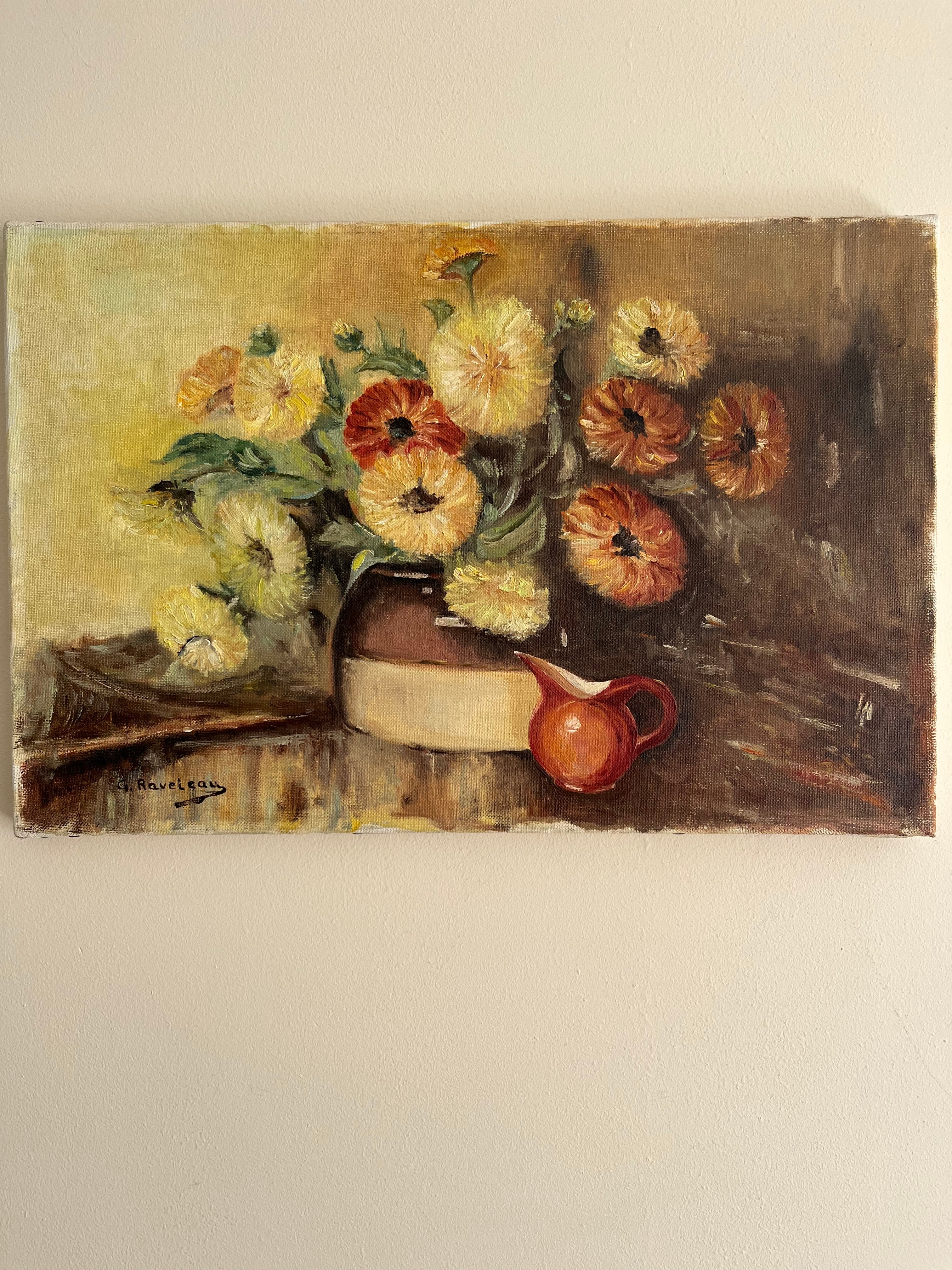 French floral artwork