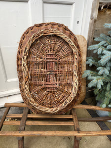 Vintage willow basket