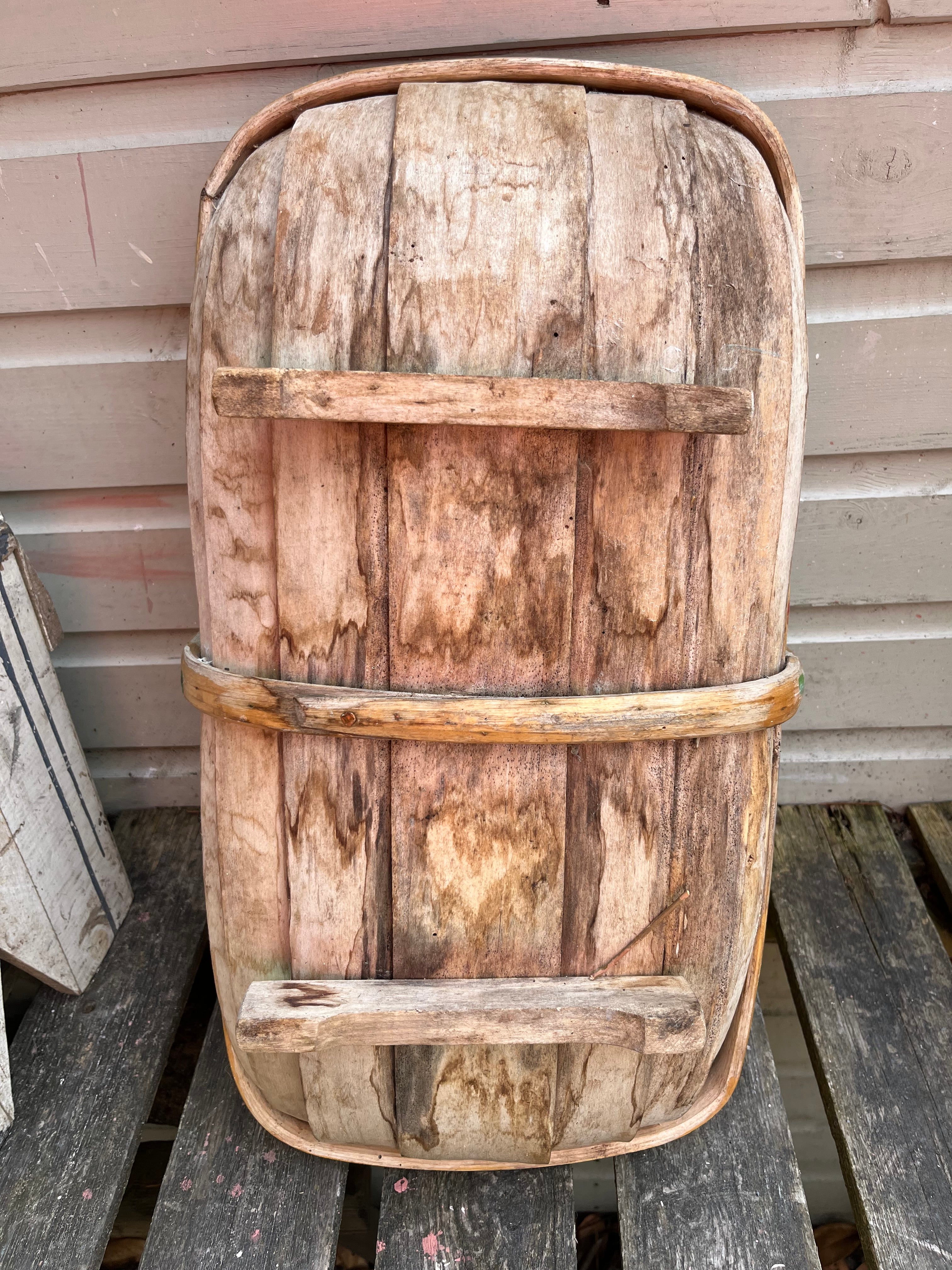Painted trug
