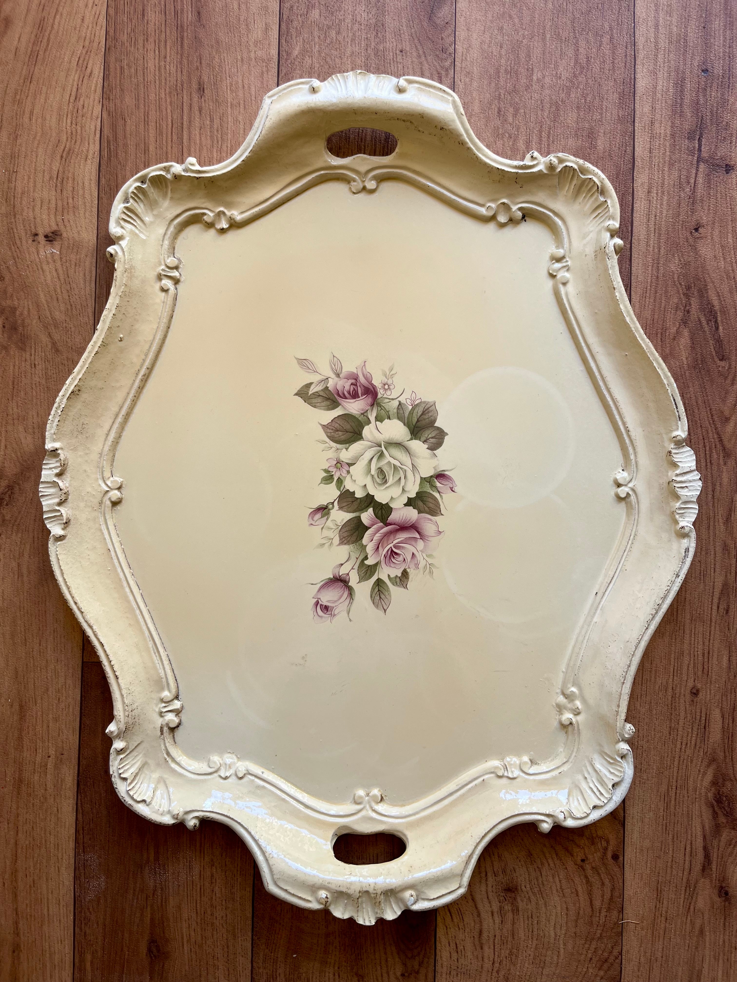 Vintage lacquered tray