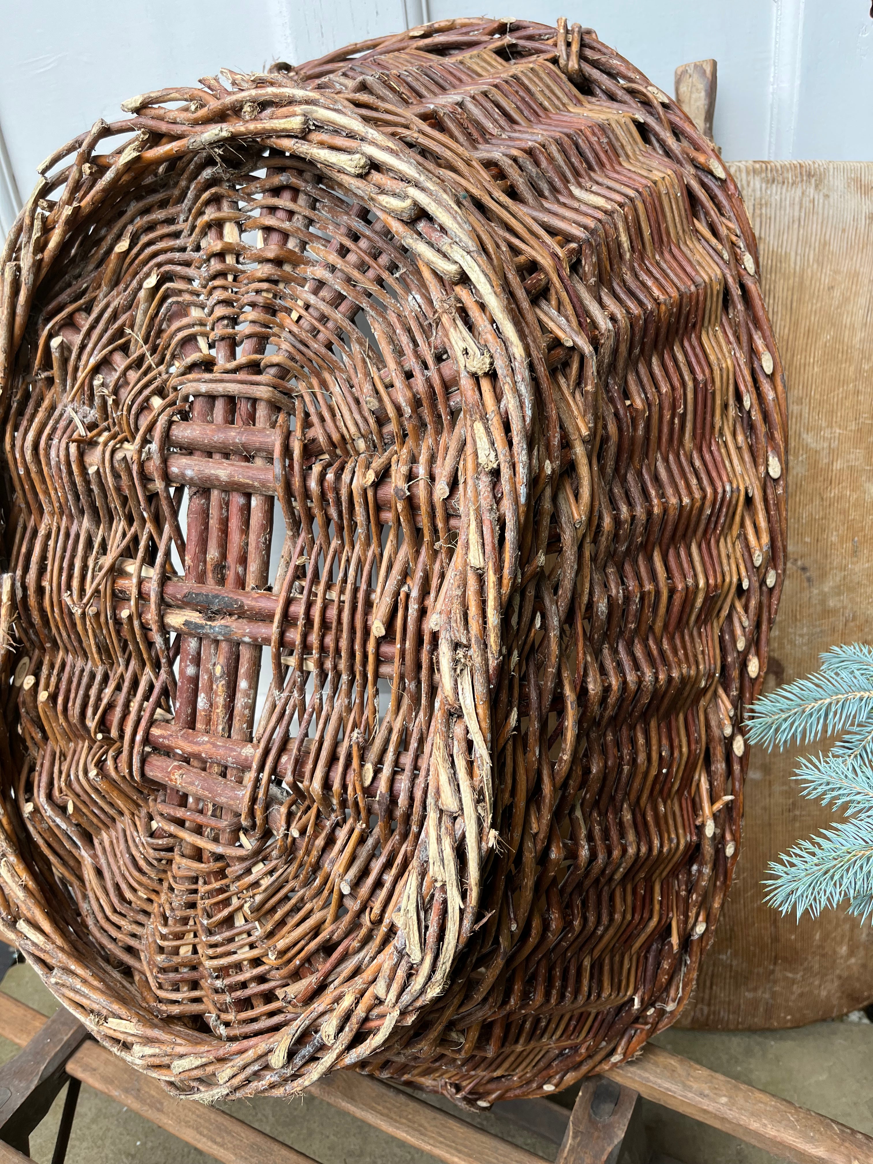 Vintage willow basket