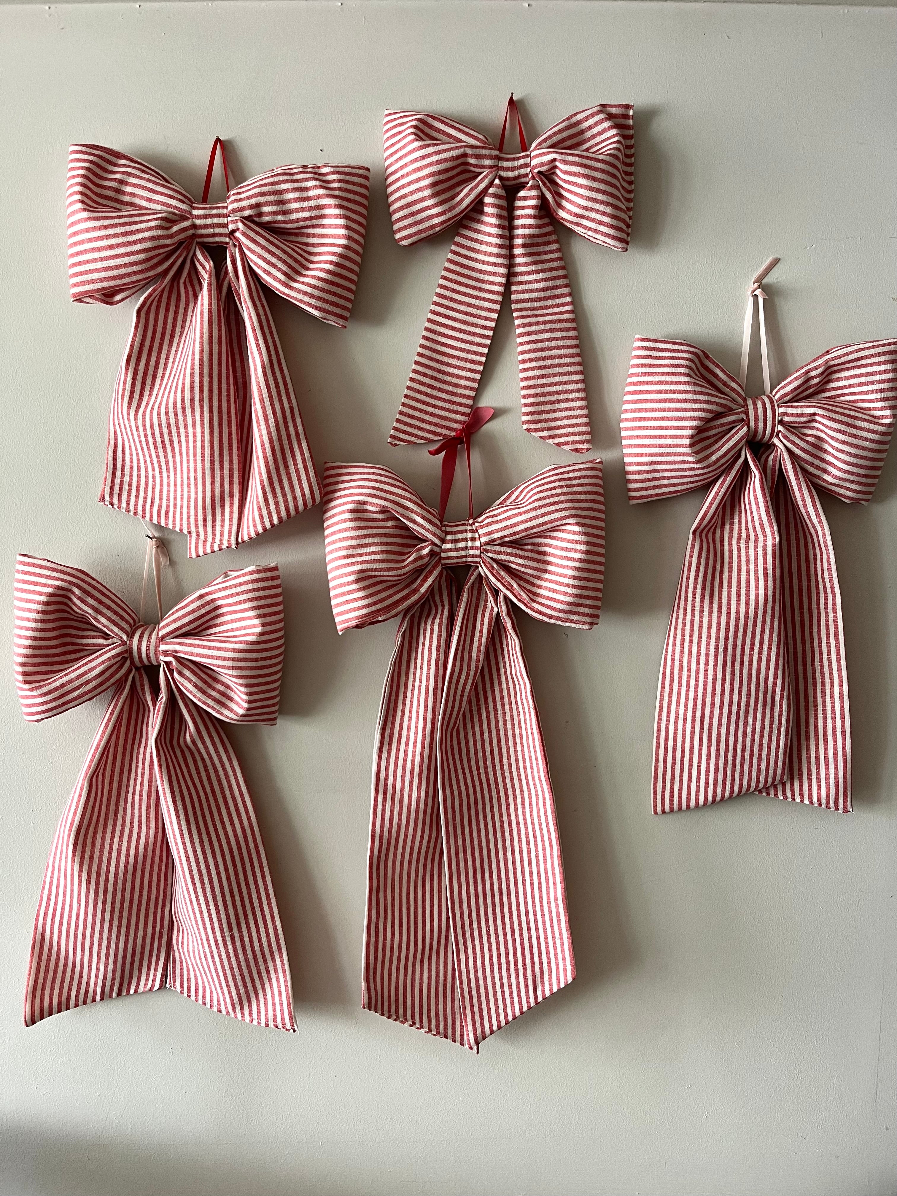 Candy stripe Bow