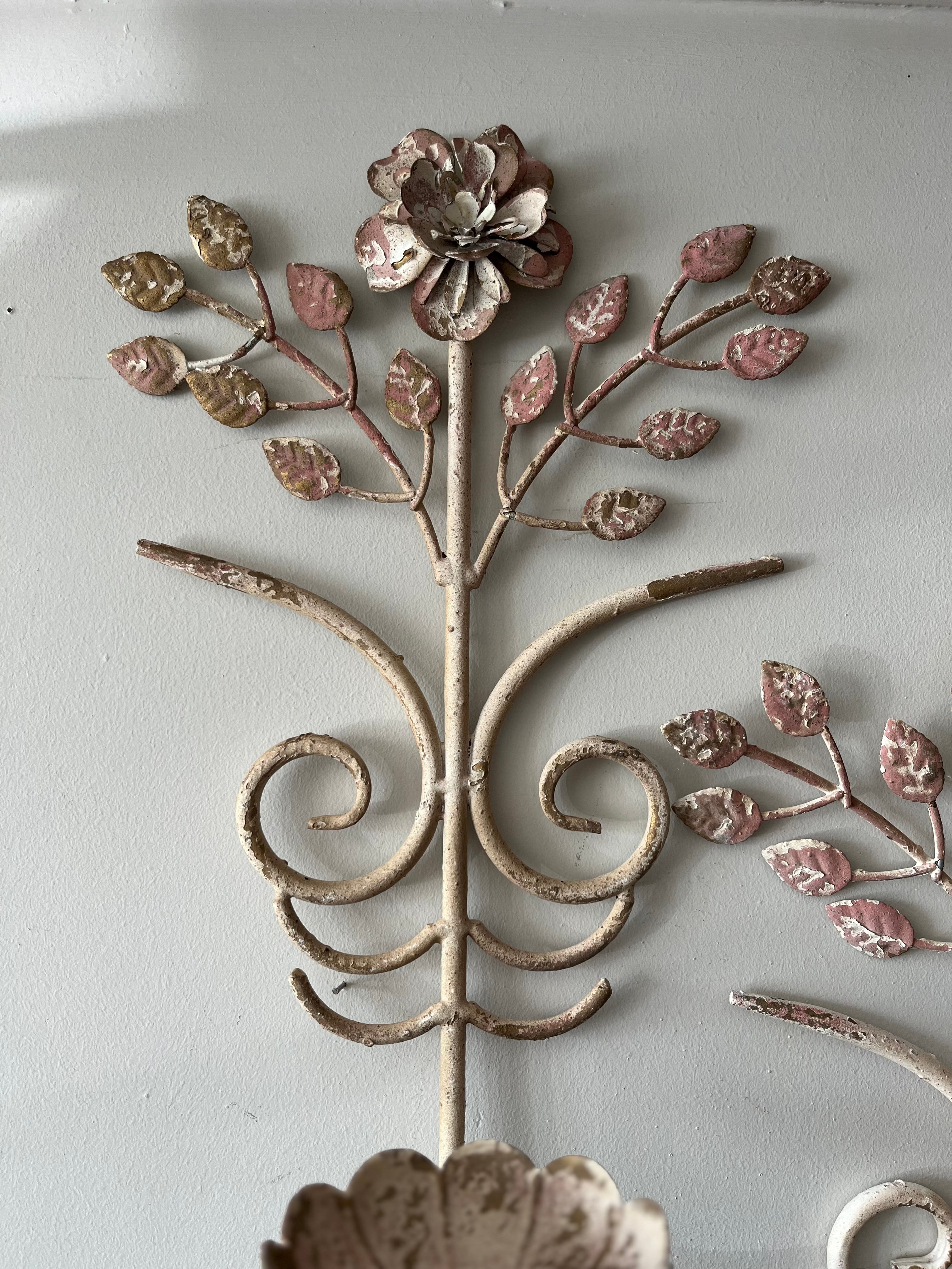 Vintage candle sconces