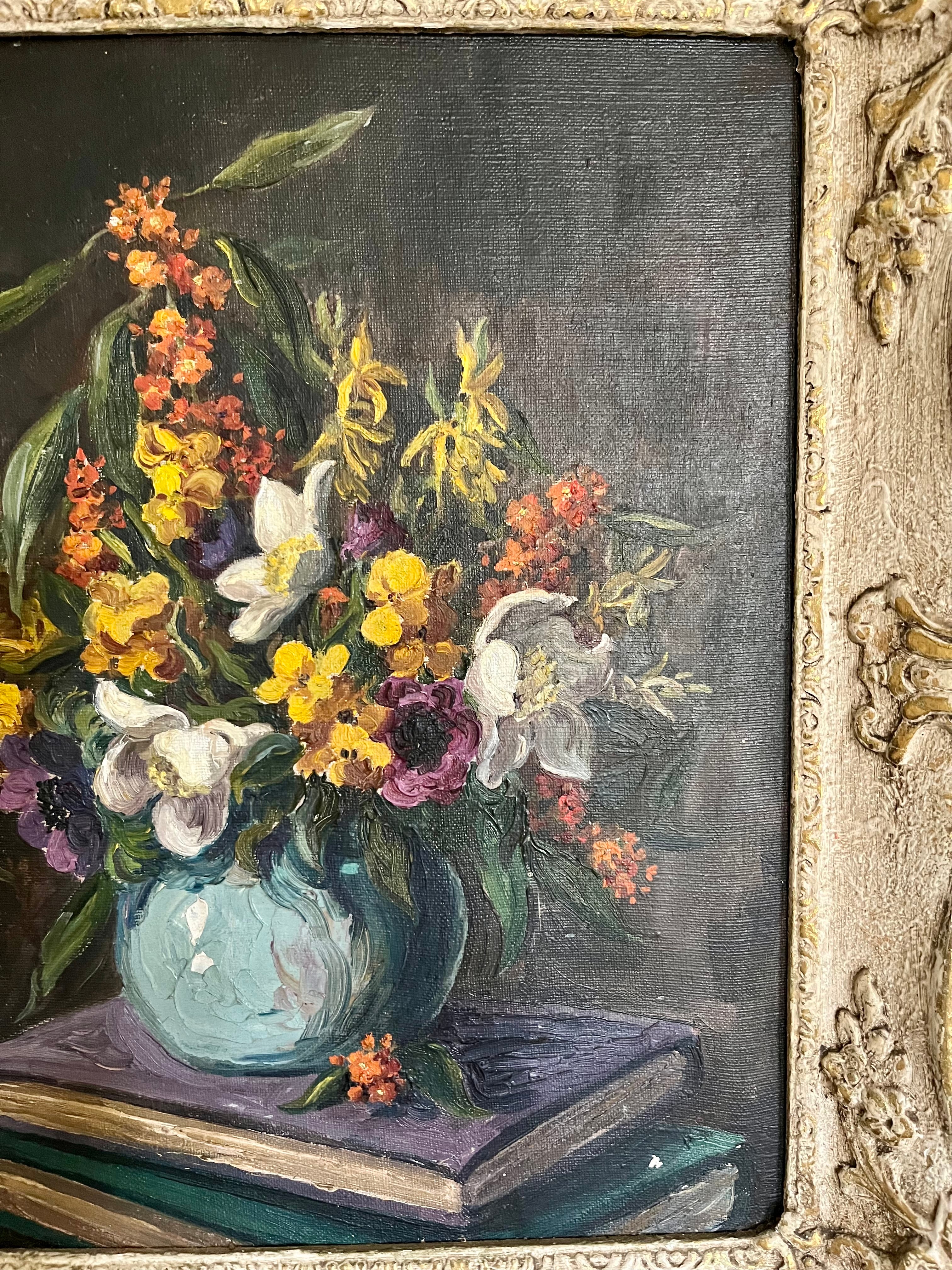 Floral oil on canvas