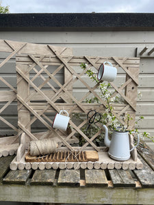 Lattice display shelf