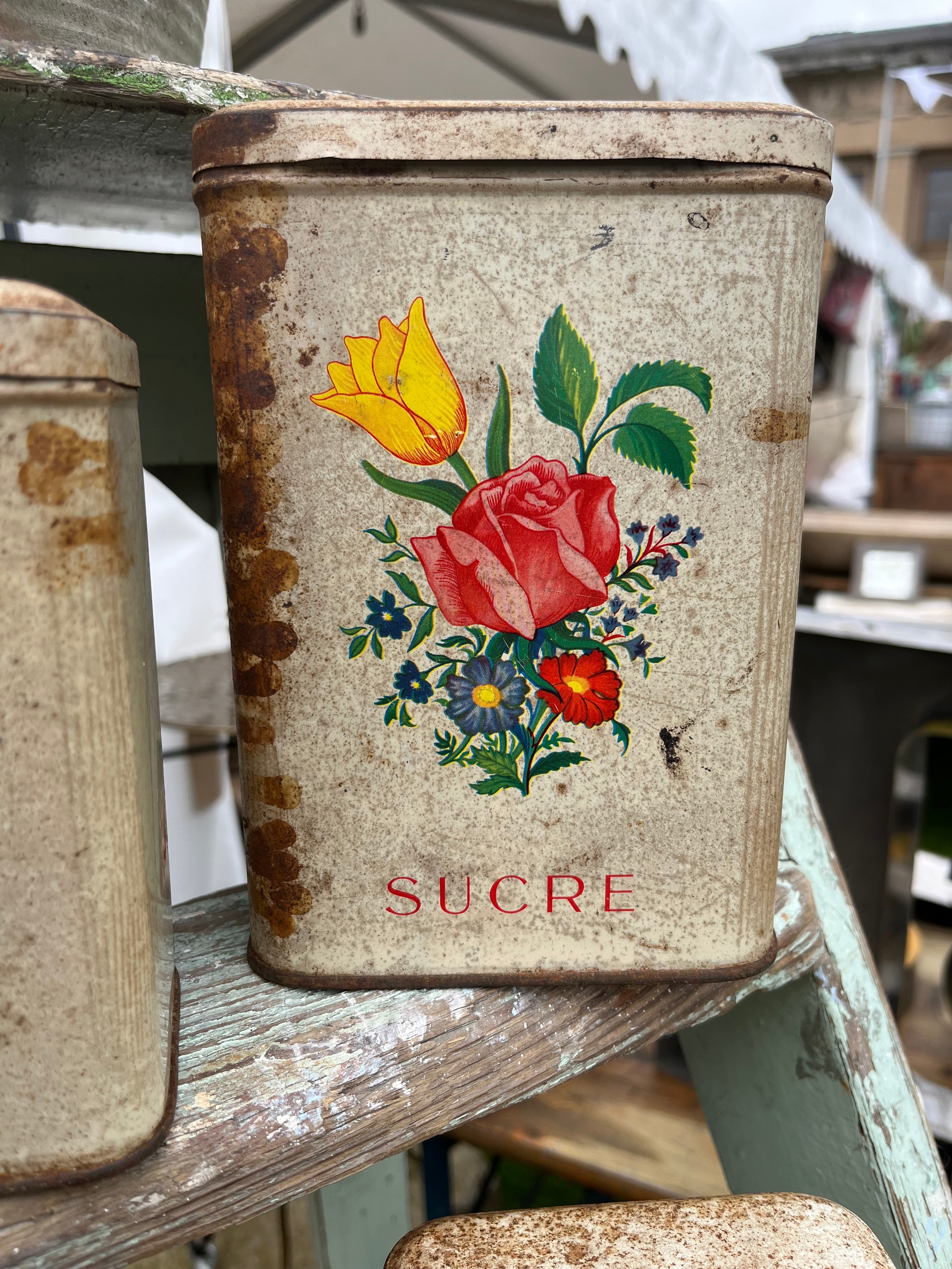 French Rustic Canisters