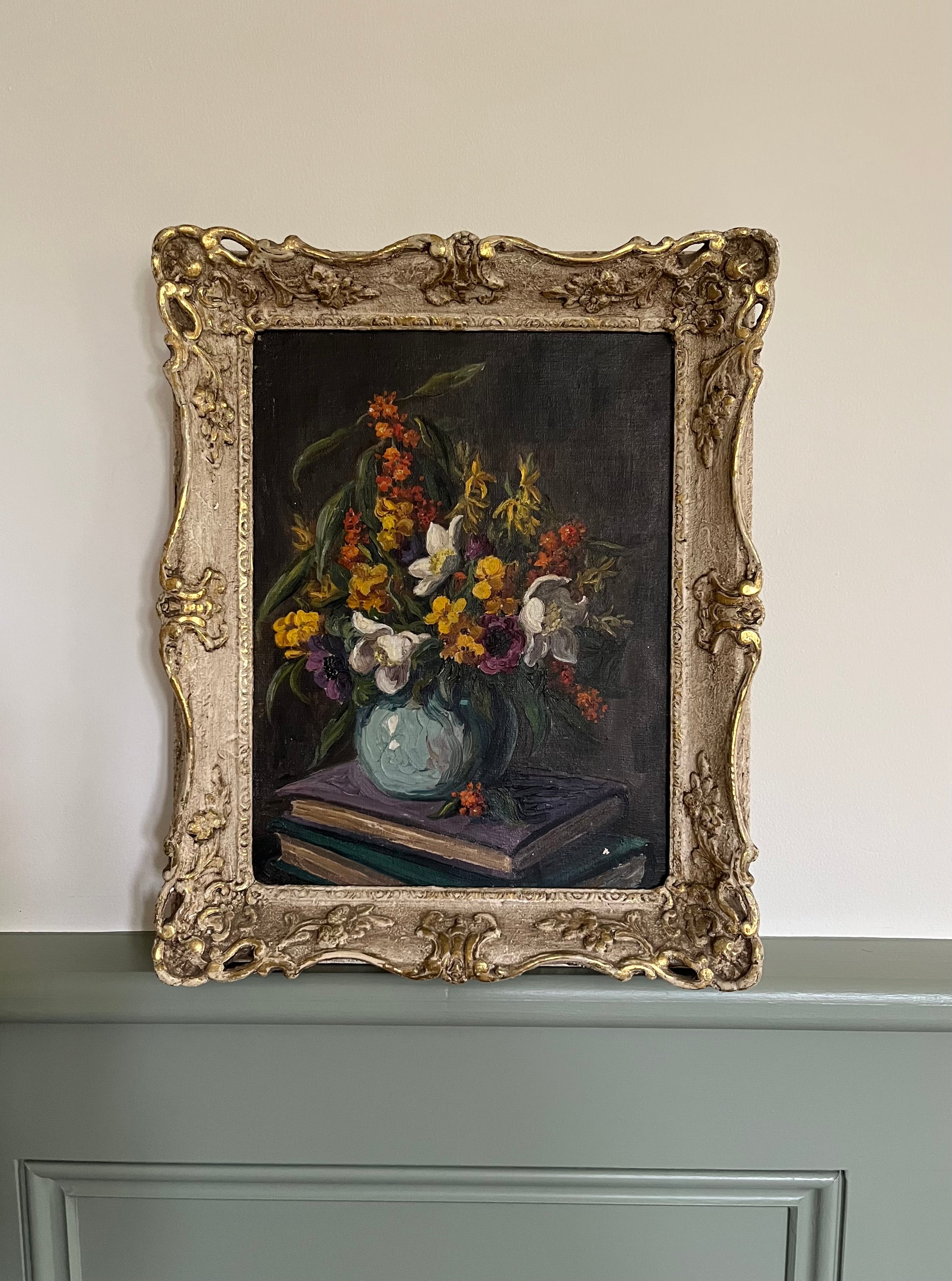 Floral oil on canvas