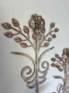 Vintage candle sconces