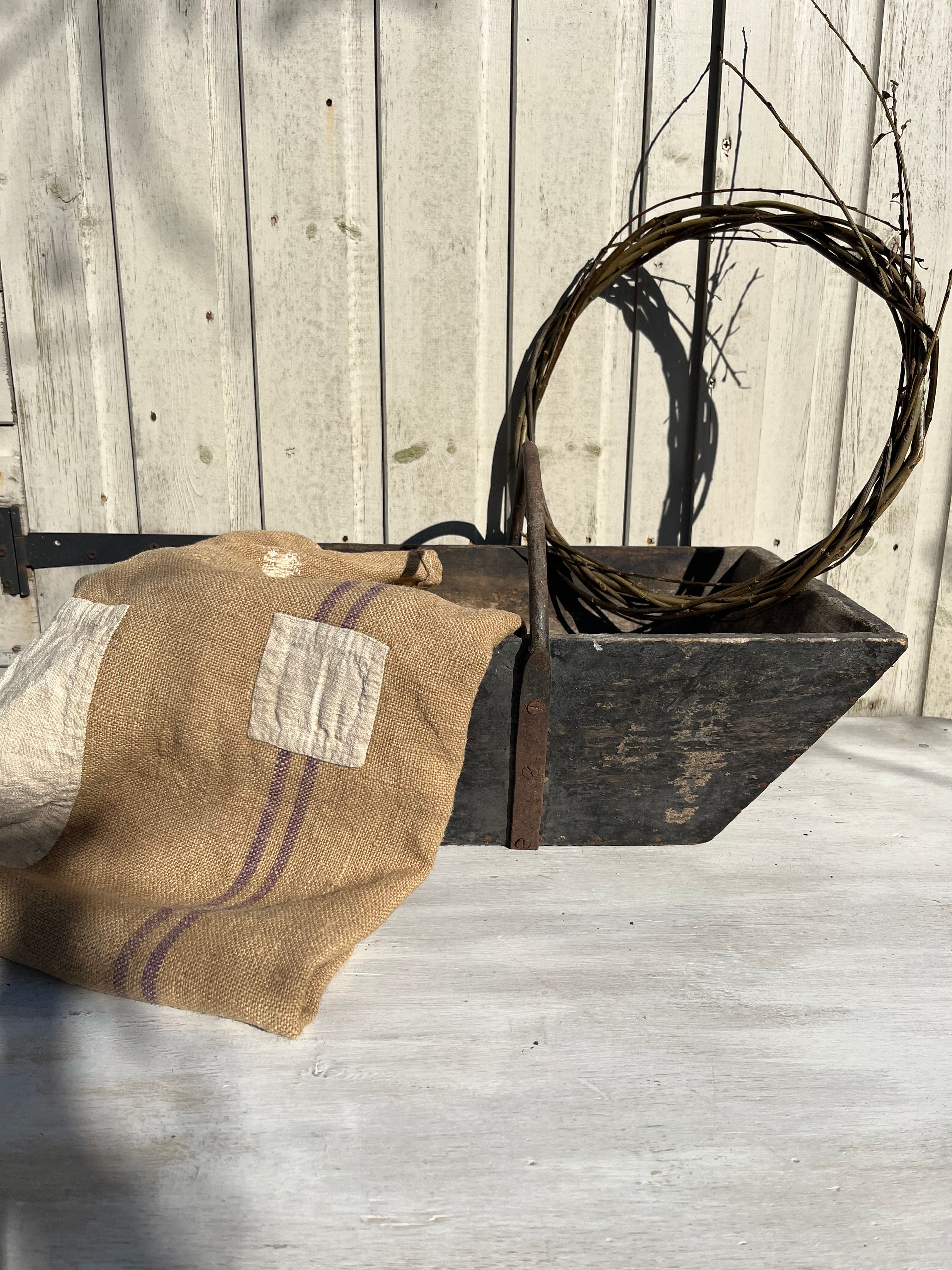 French rustic trug