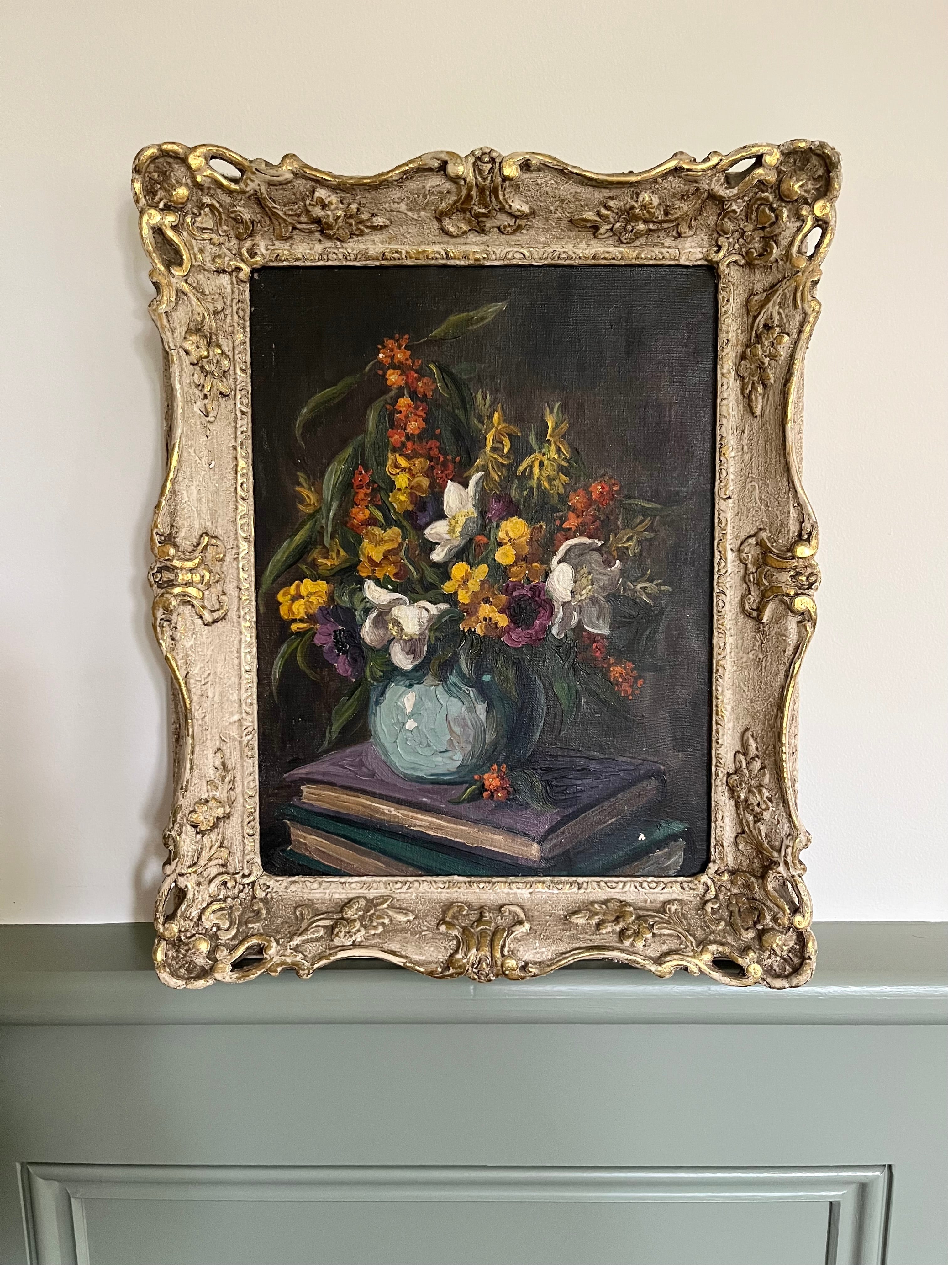 Floral oil on canvas