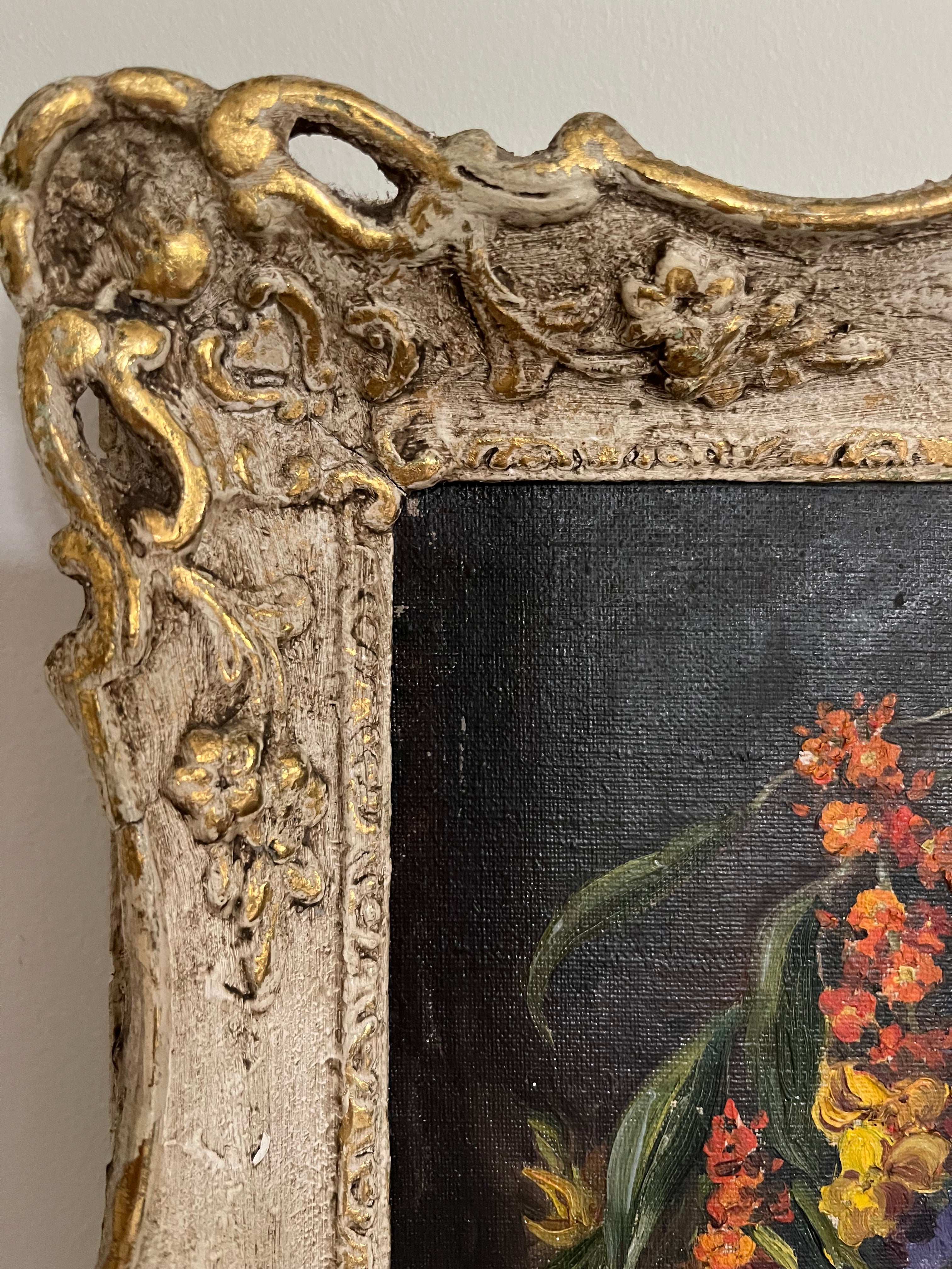 Floral oil on canvas