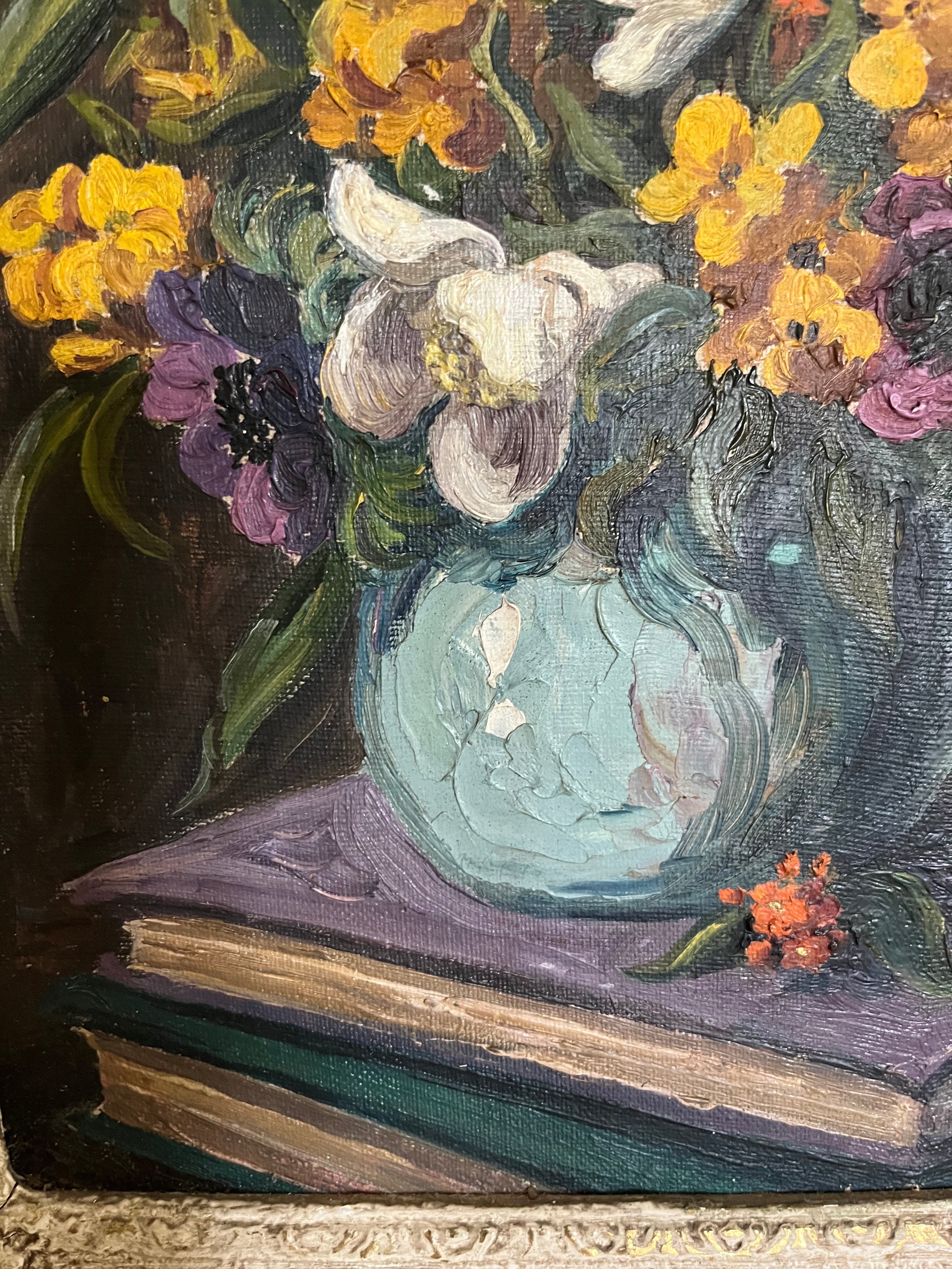 Floral oil on canvas