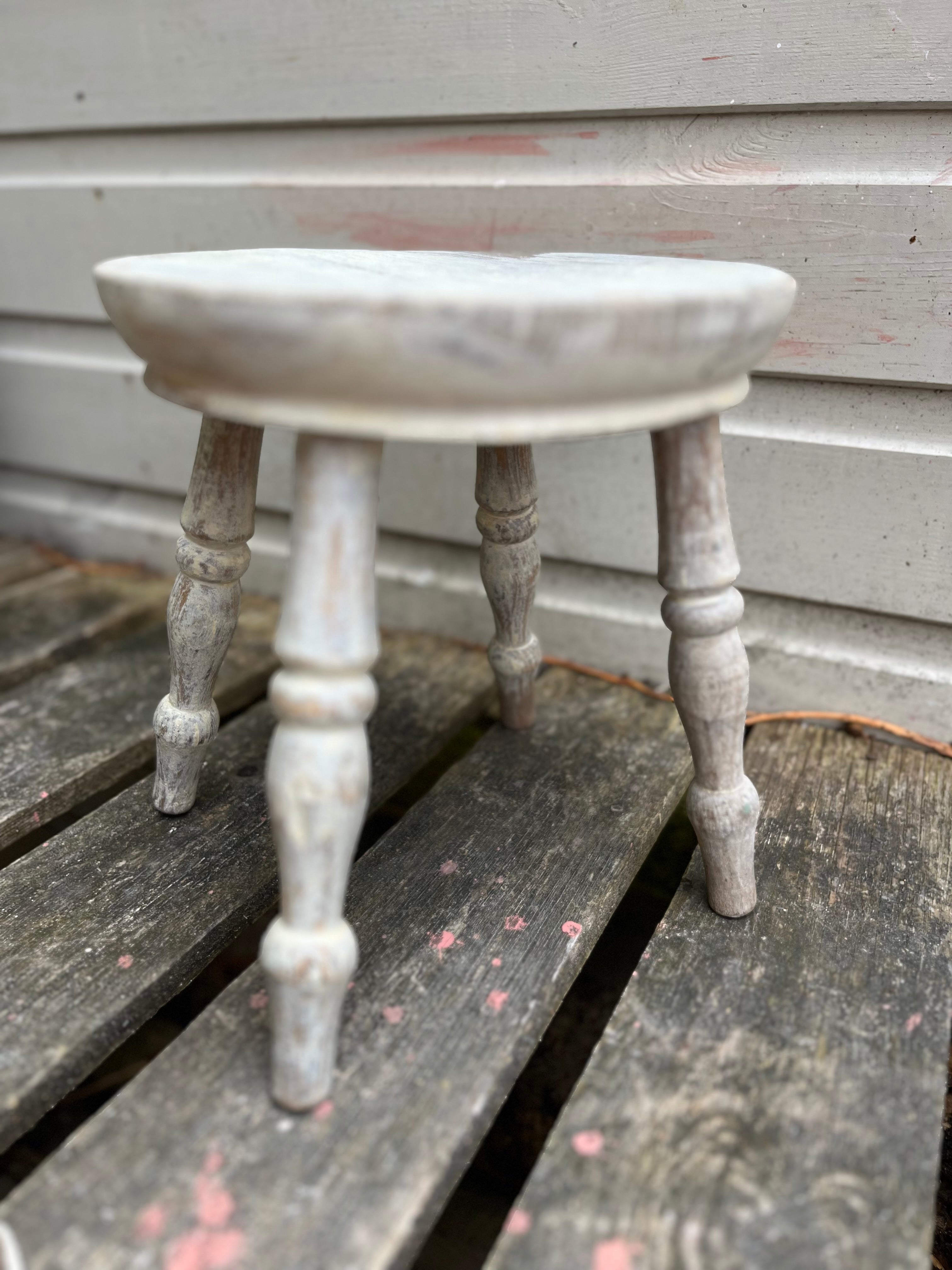 Little white stool