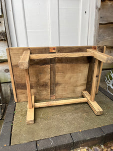 Small rustic coffee table