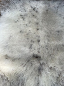 Dappled rare-breed sheepskin