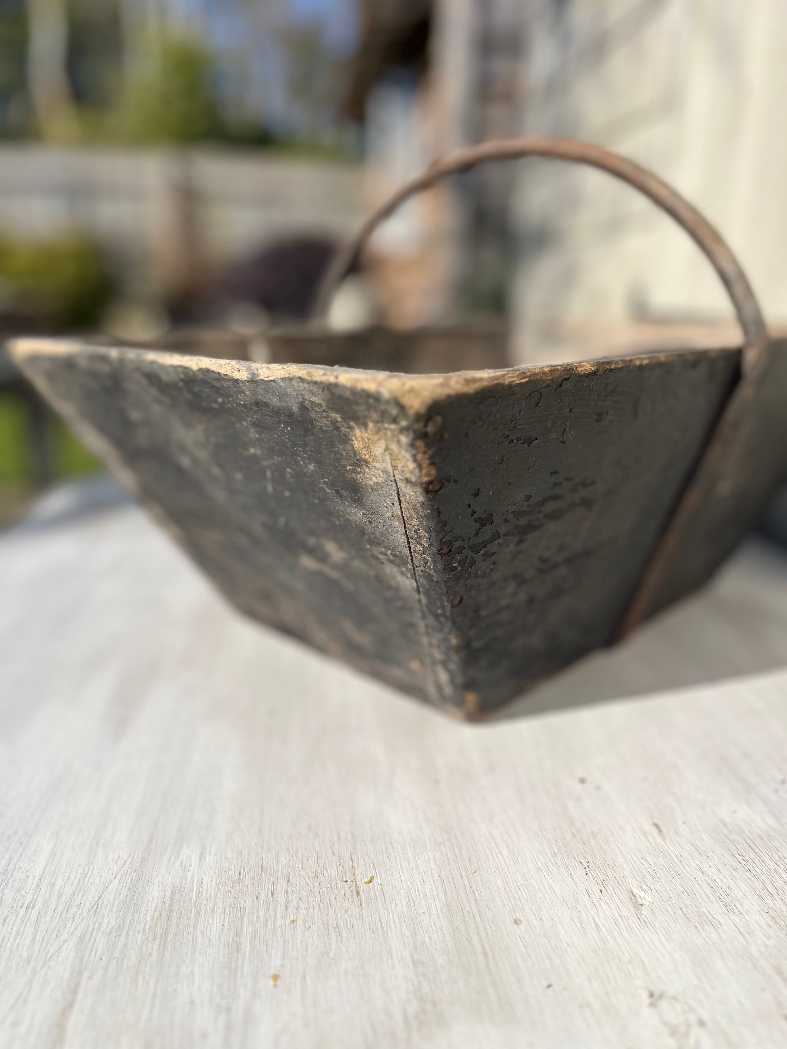 French rustic trug