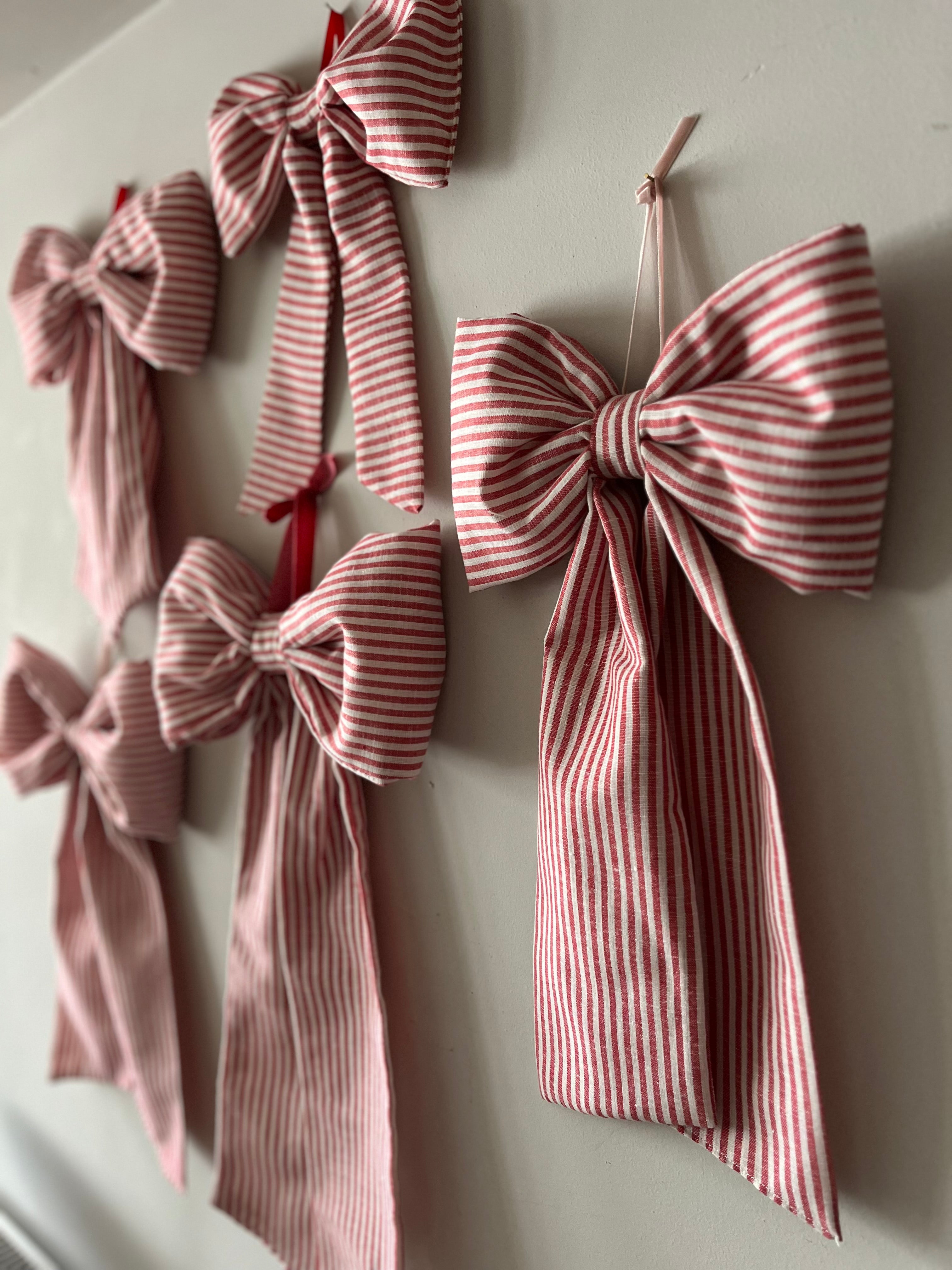 Candy stripe Bow