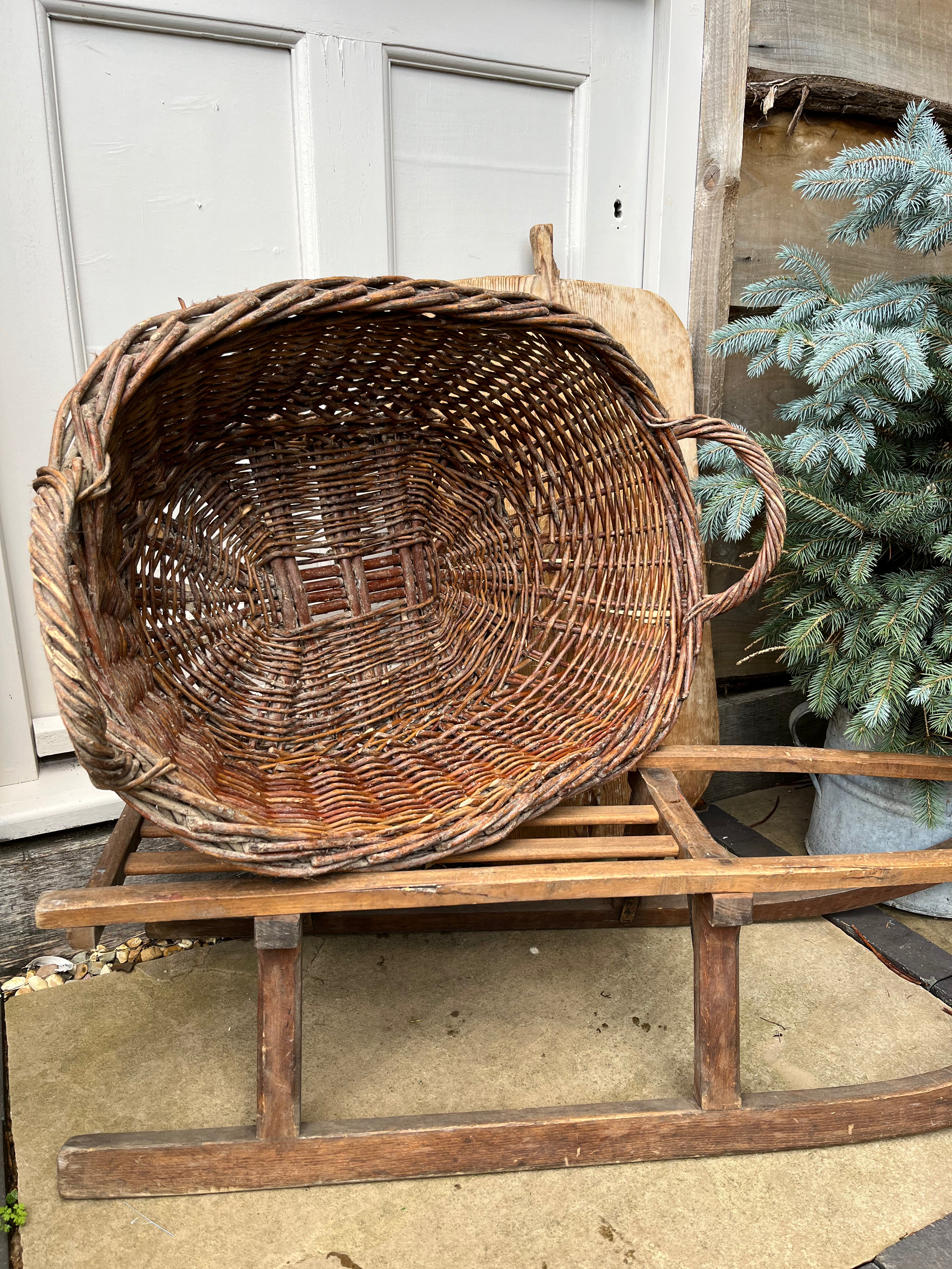 Vintage willow basket