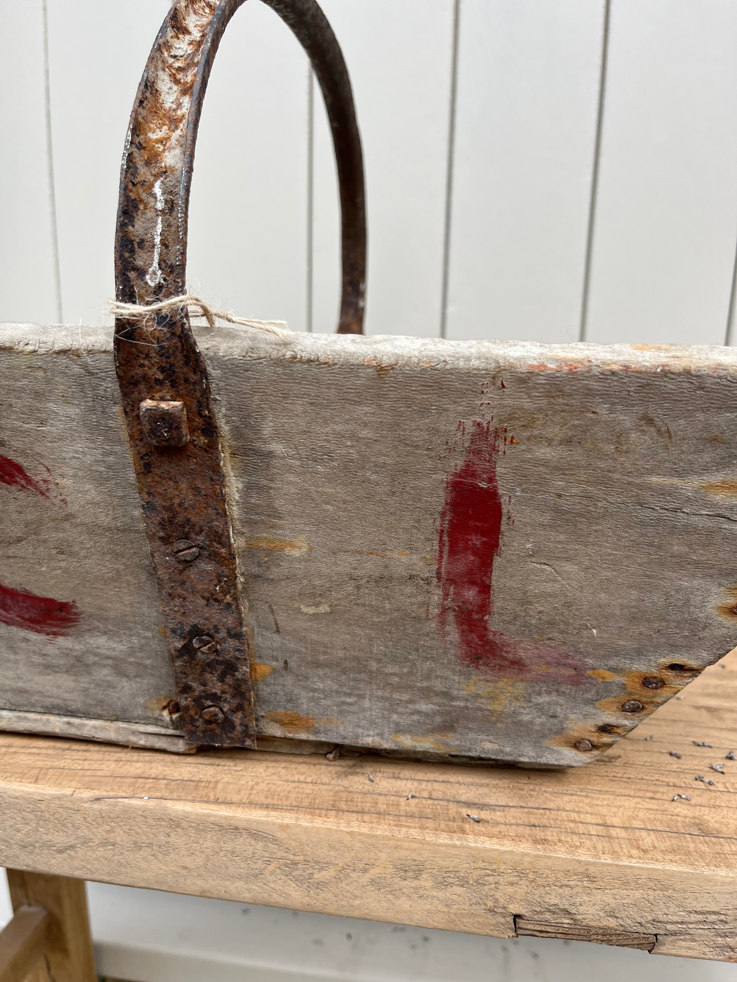 French wooden Trug