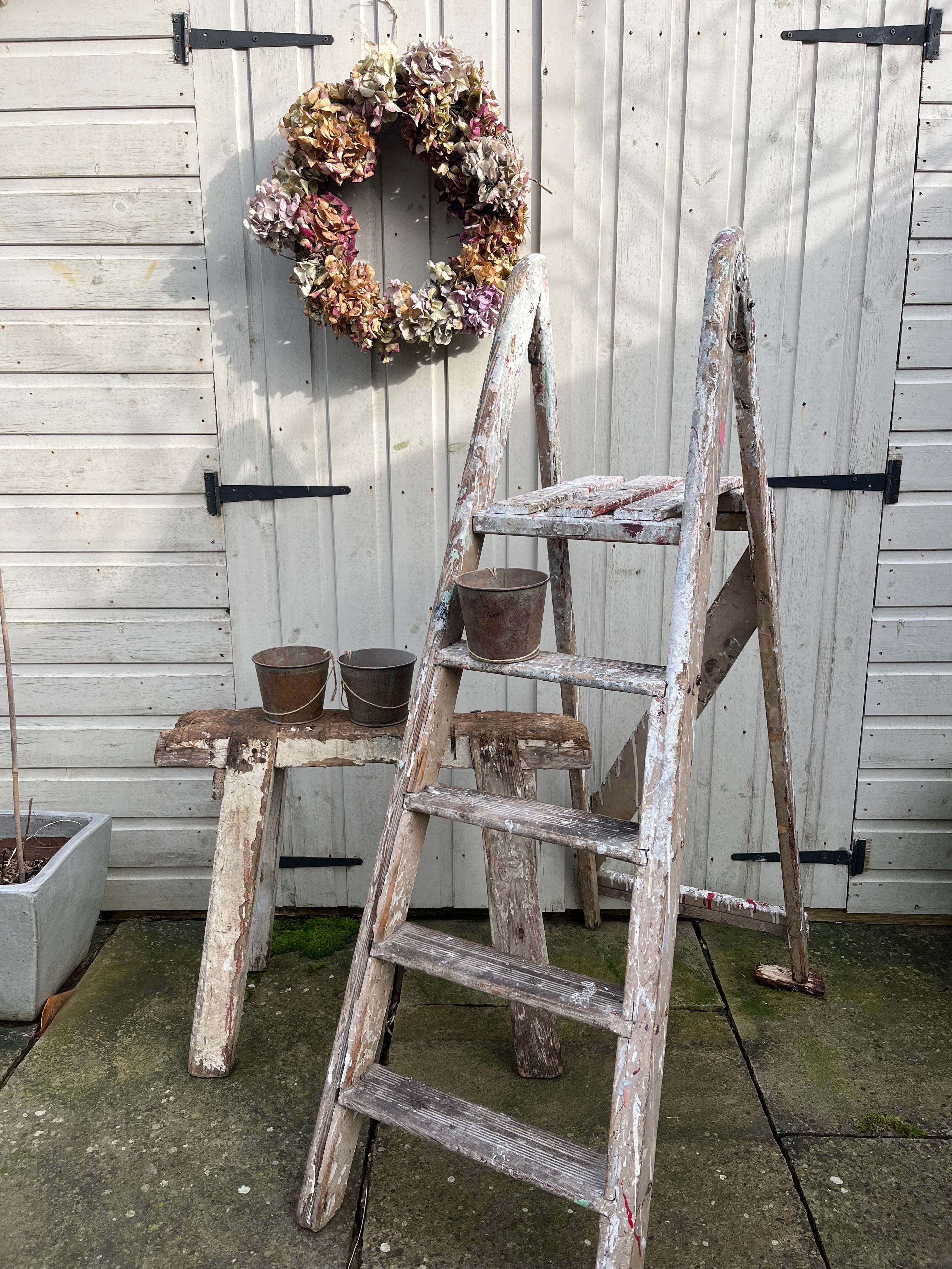 Vintage step ladder