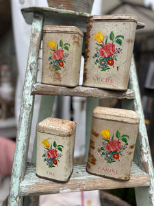 French Rustic Canisters