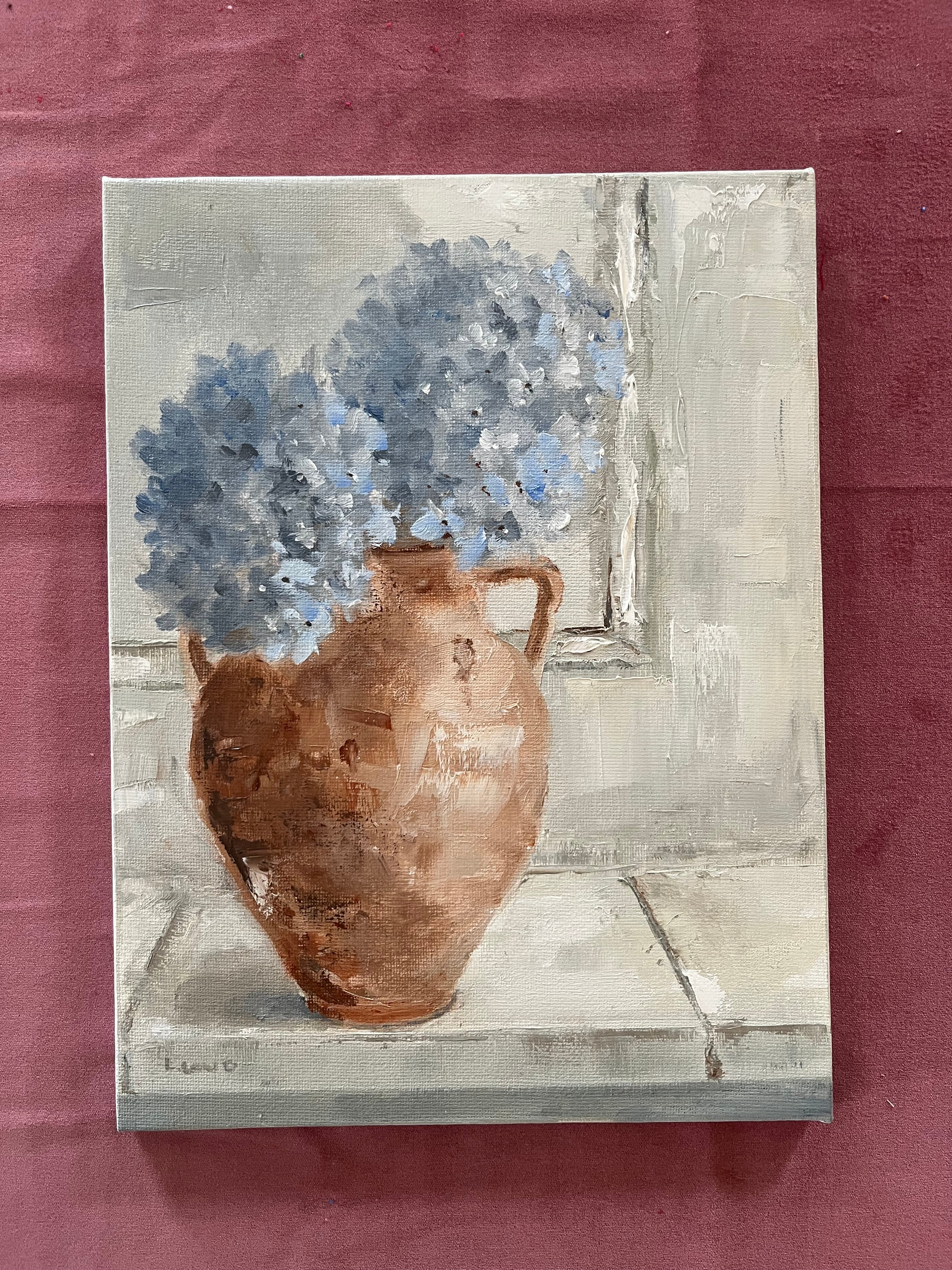 Hydrangea painting