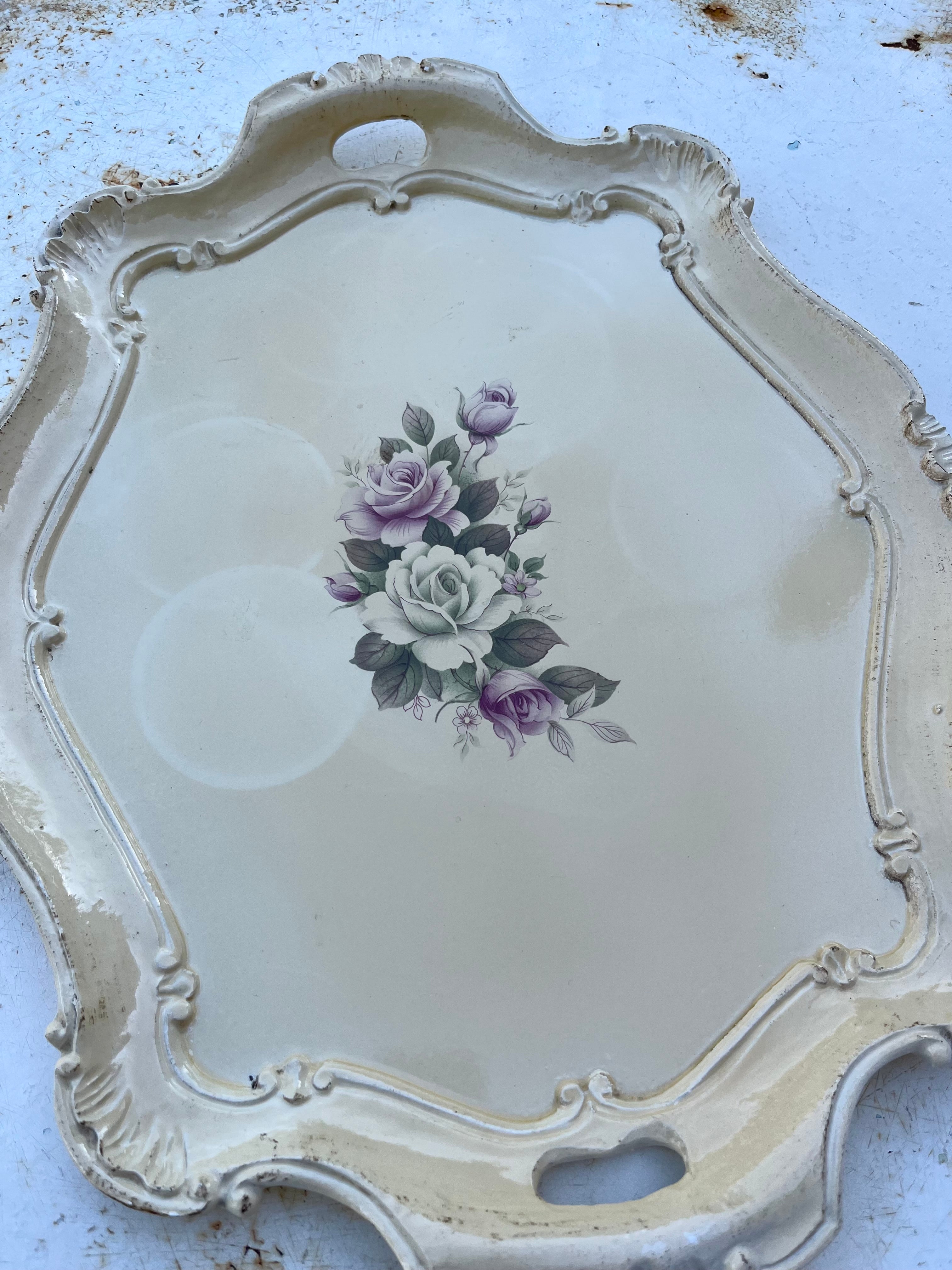 Vintage lacquered tray