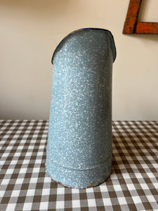 Dappled blue pitcher